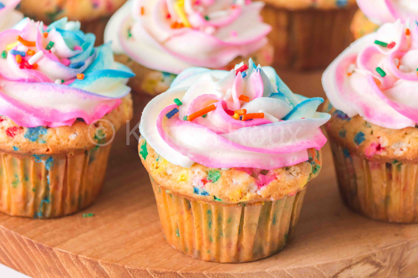 Gender Reveal Funfetti Cupcakes - ONLY 5 sets