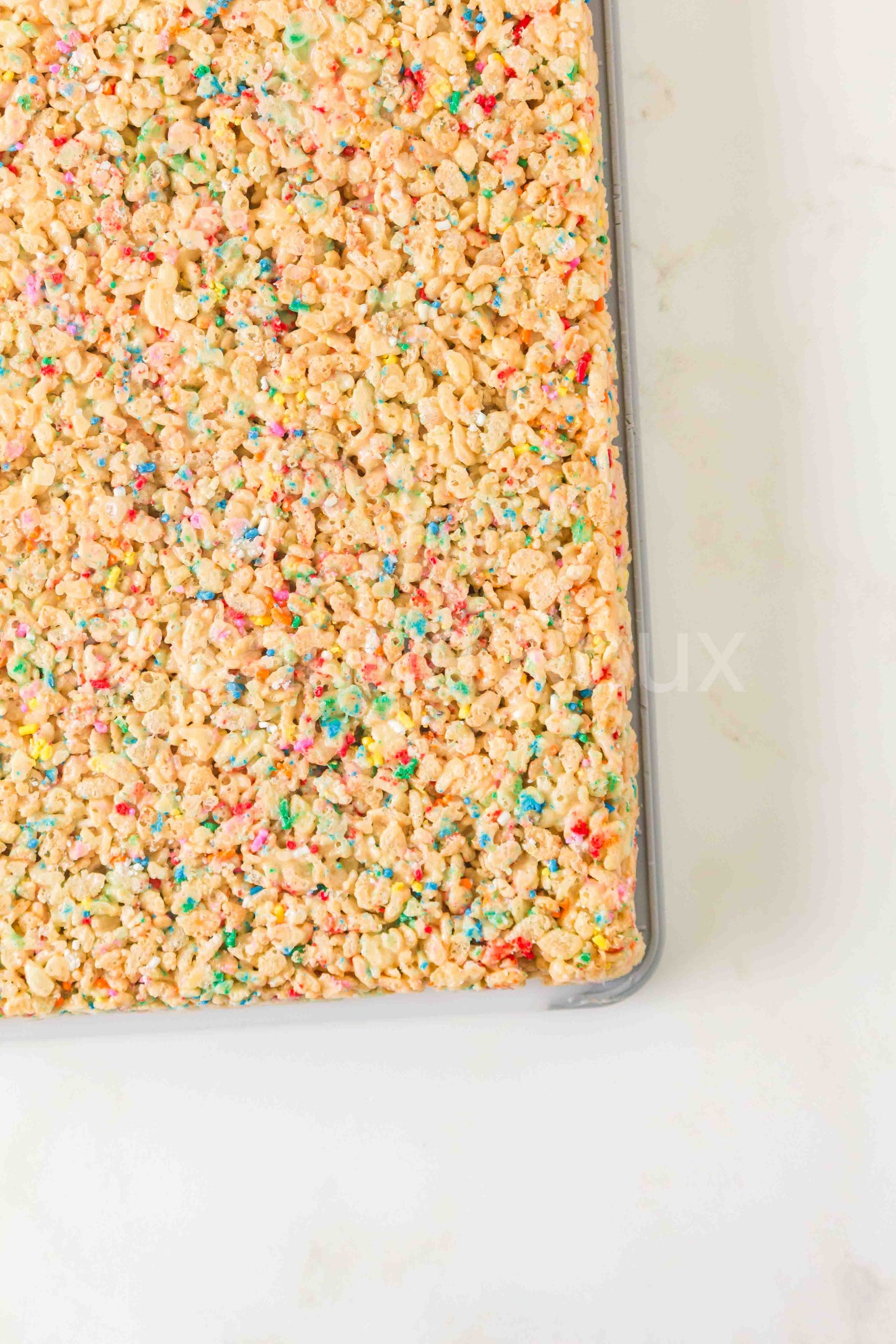 Cake Batter Rice Krispie Treats