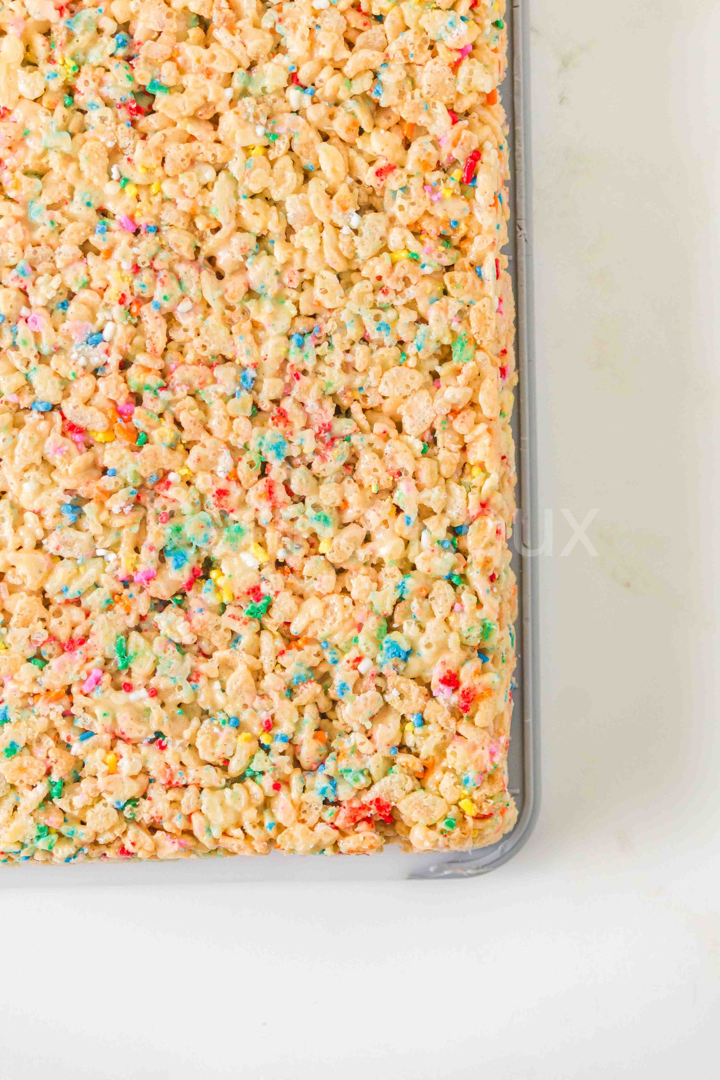 Cake Batter Rice Krispie Treats