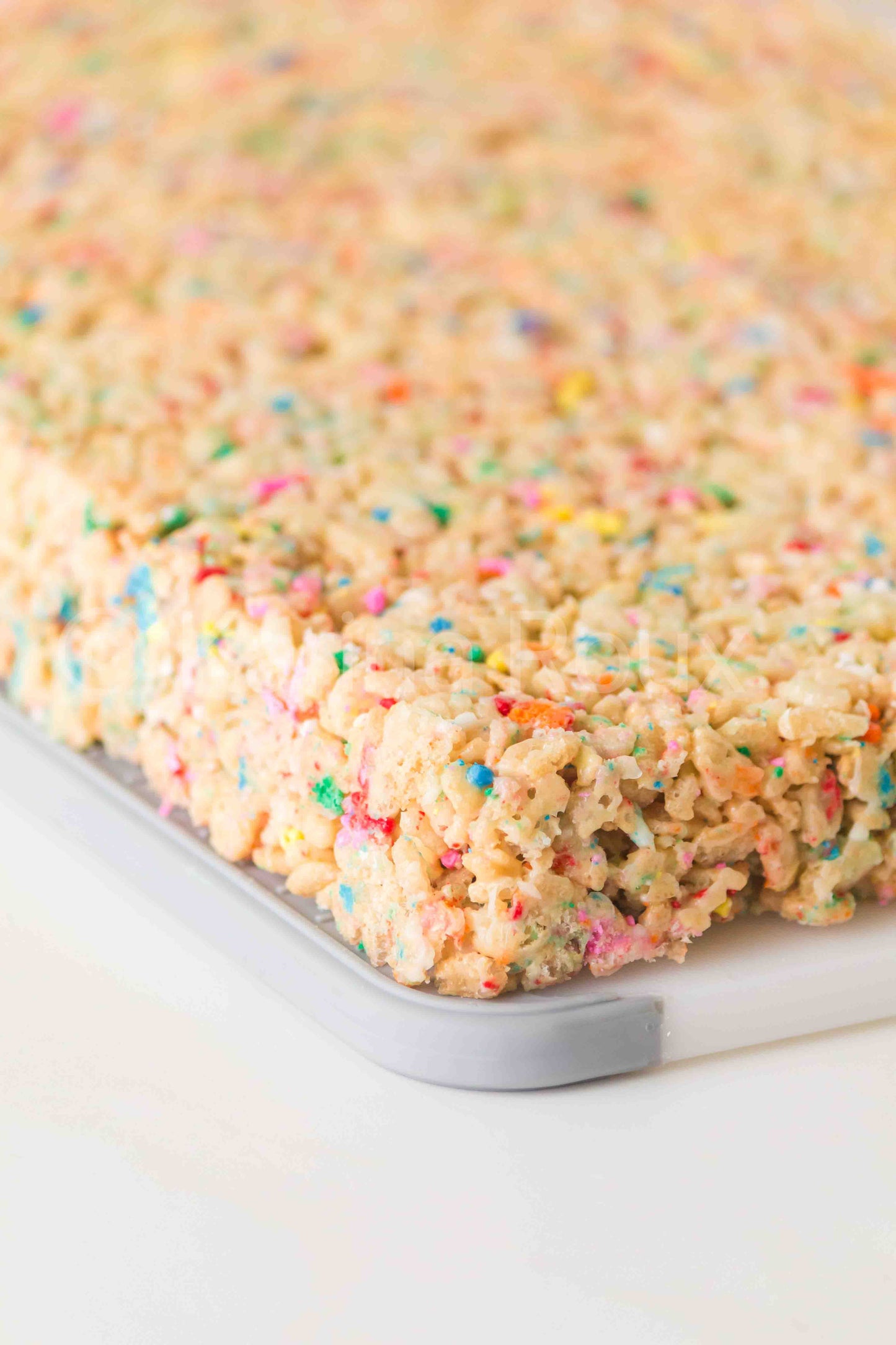 Cake Batter Rice Krispie Treats