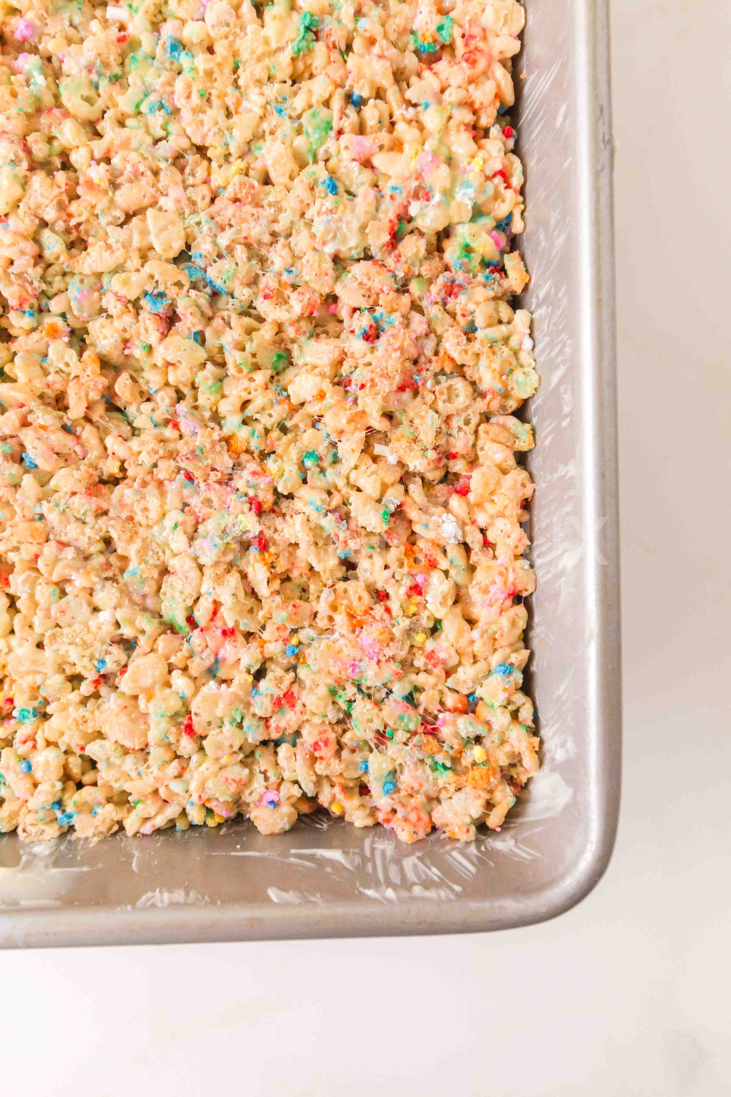 Cake Batter Rice Krispie Treats