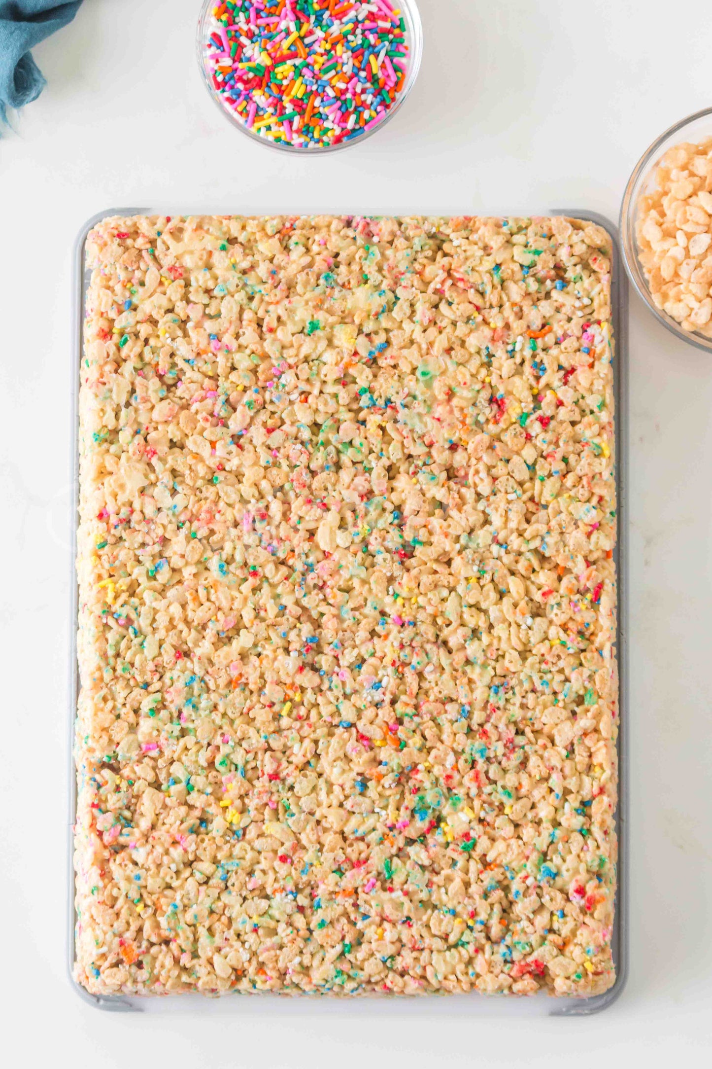Cake Batter Rice Krispie Treats
