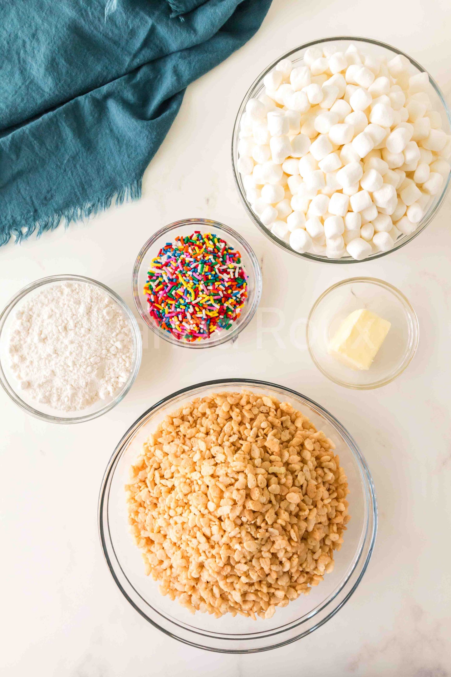 Cake Batter Rice Krispie Treats