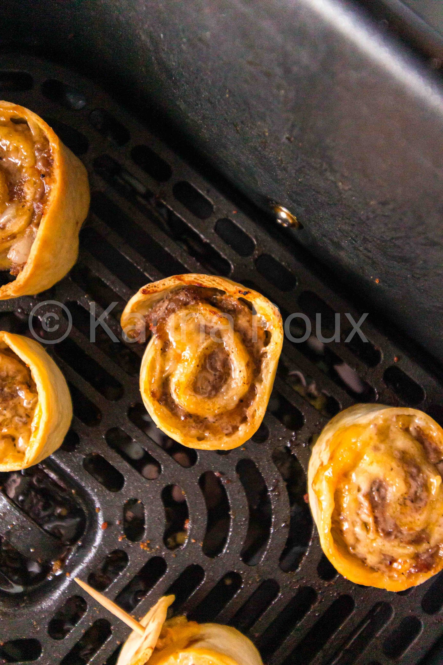 Cheeseburger pinwheels