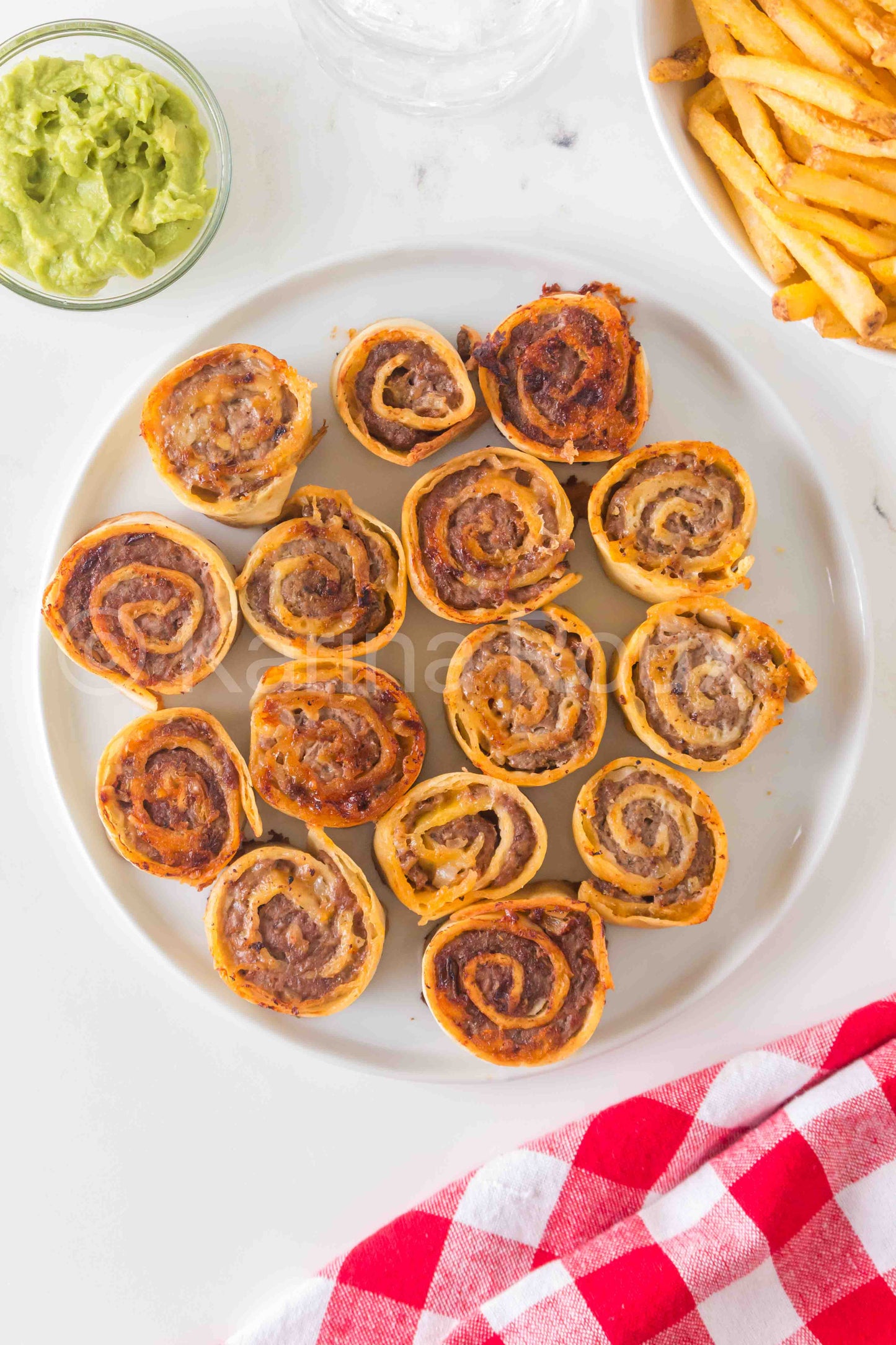 Cheeseburger pinwheels