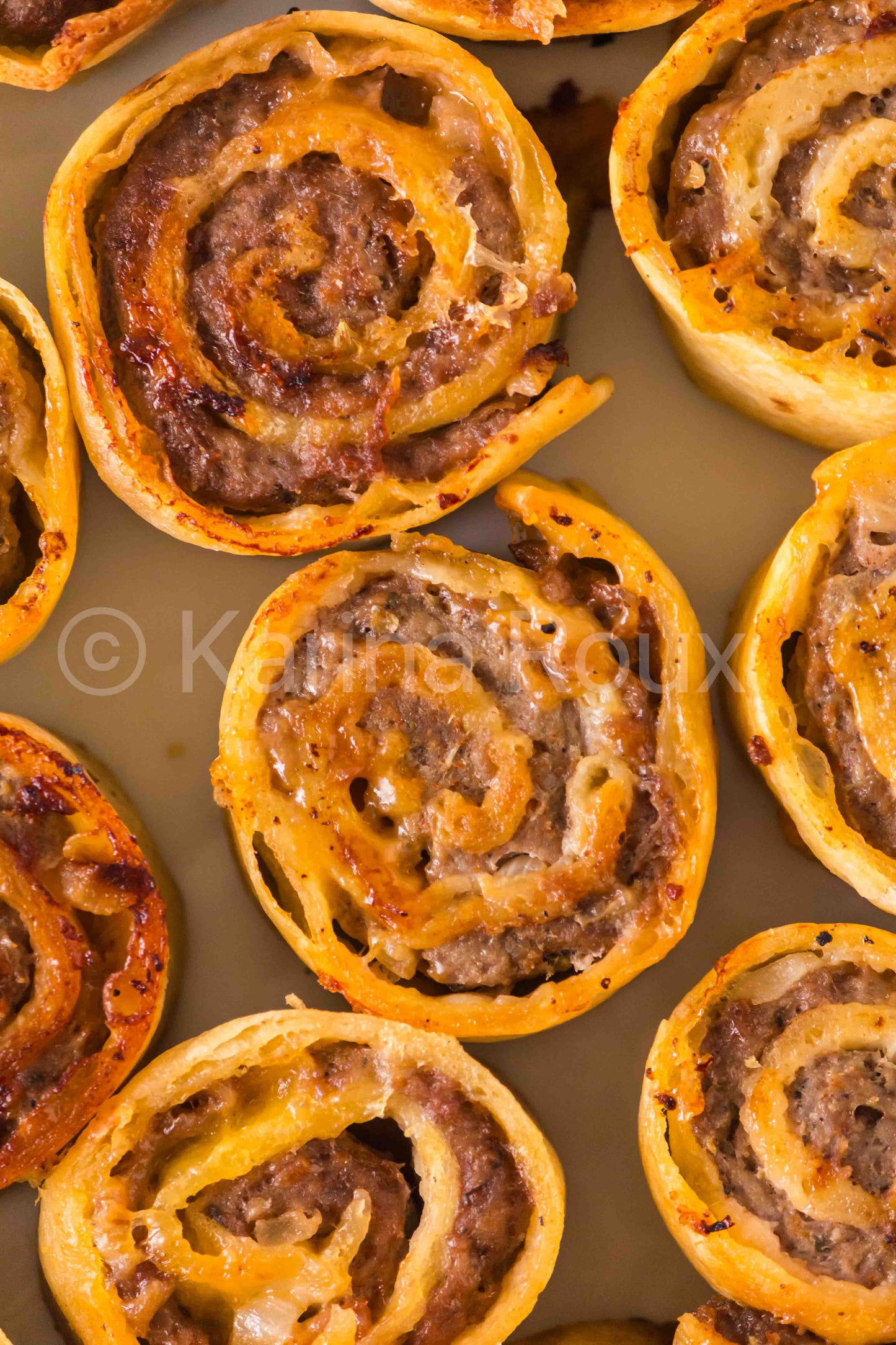 Cheeseburger pinwheels