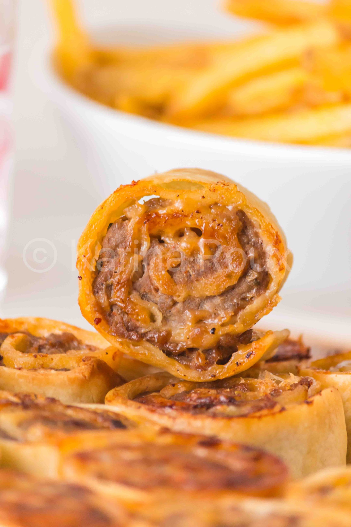 Cheeseburger pinwheels