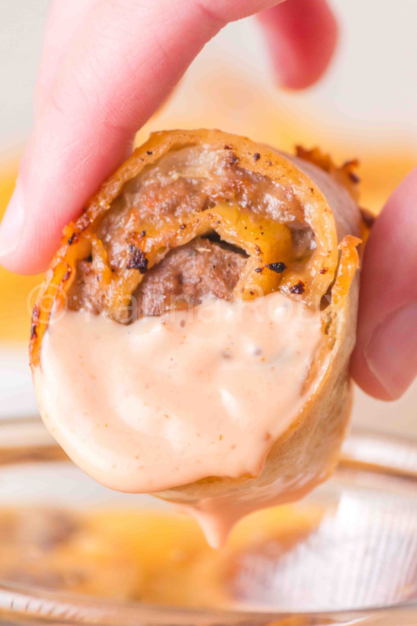 Cheeseburger pinwheels