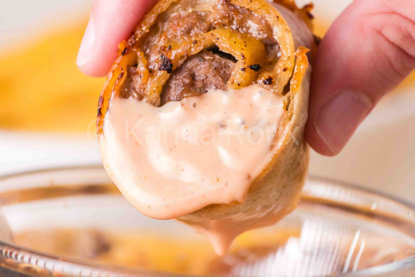 Cheeseburger pinwheels