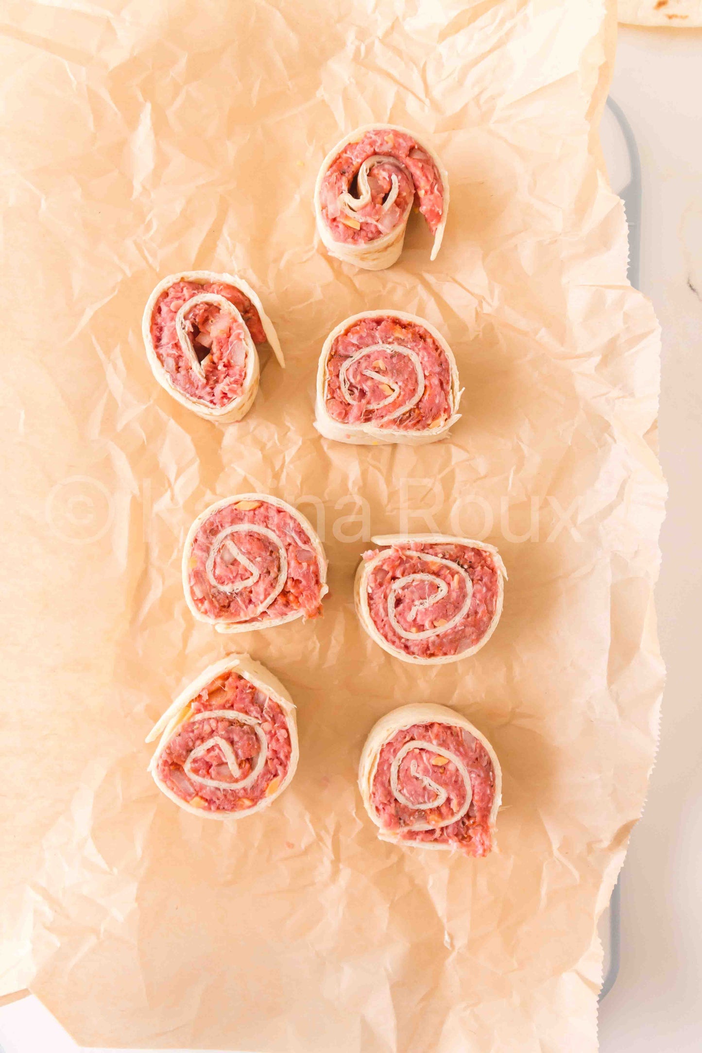 Cheeseburger pinwheels
