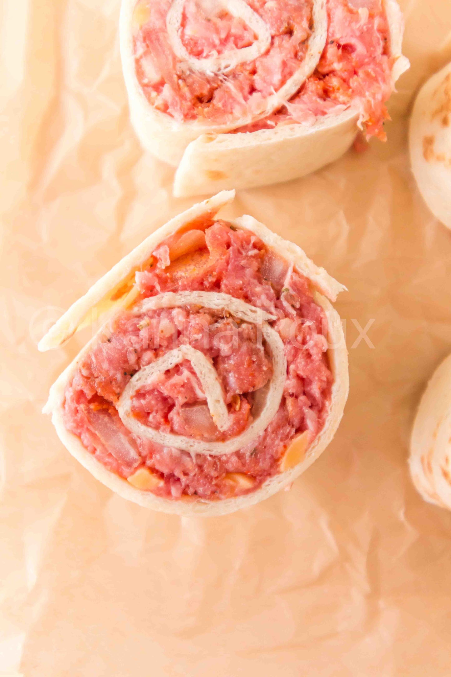 Cheeseburger pinwheels
