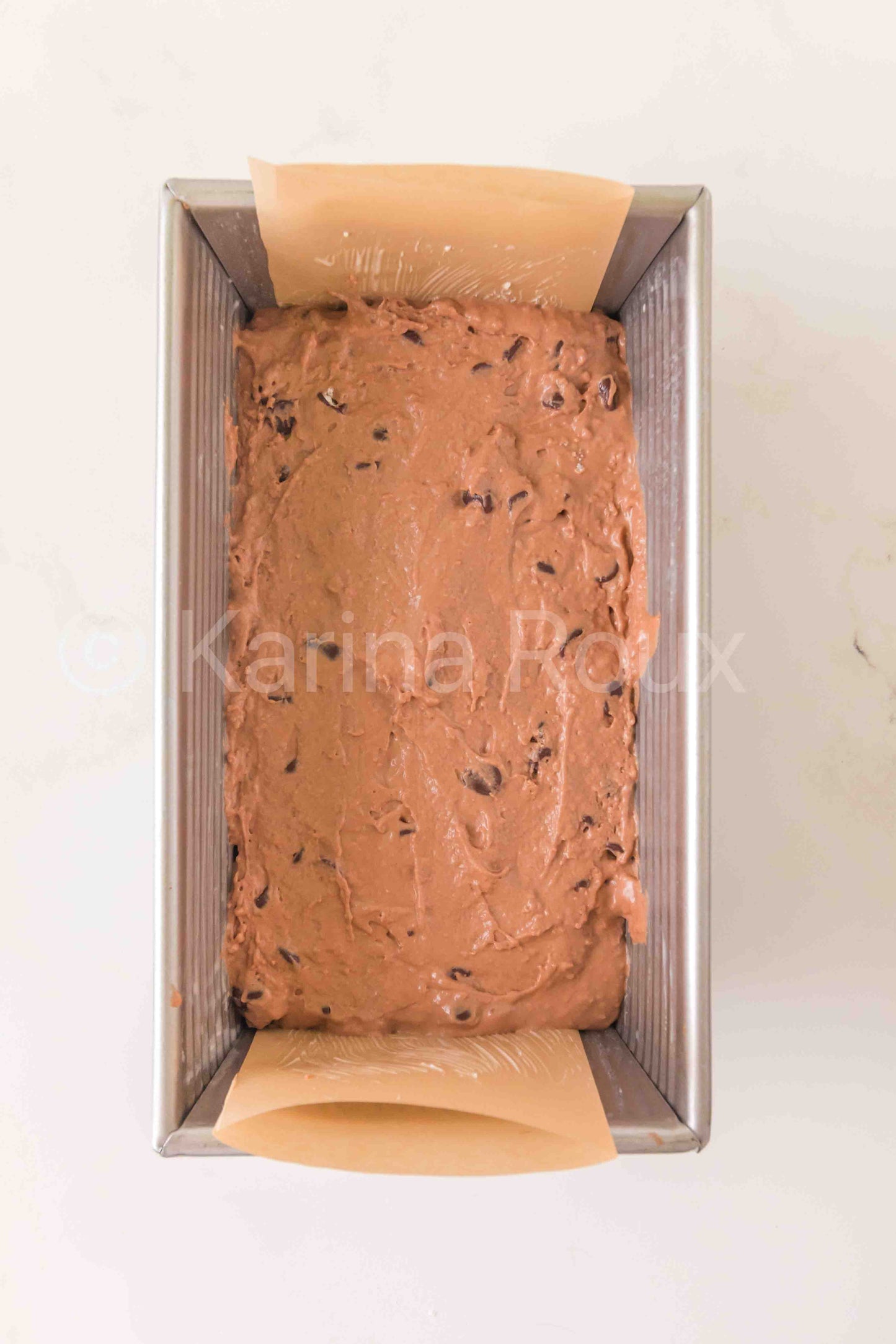 Chocolate Melted Ice Cream Bread