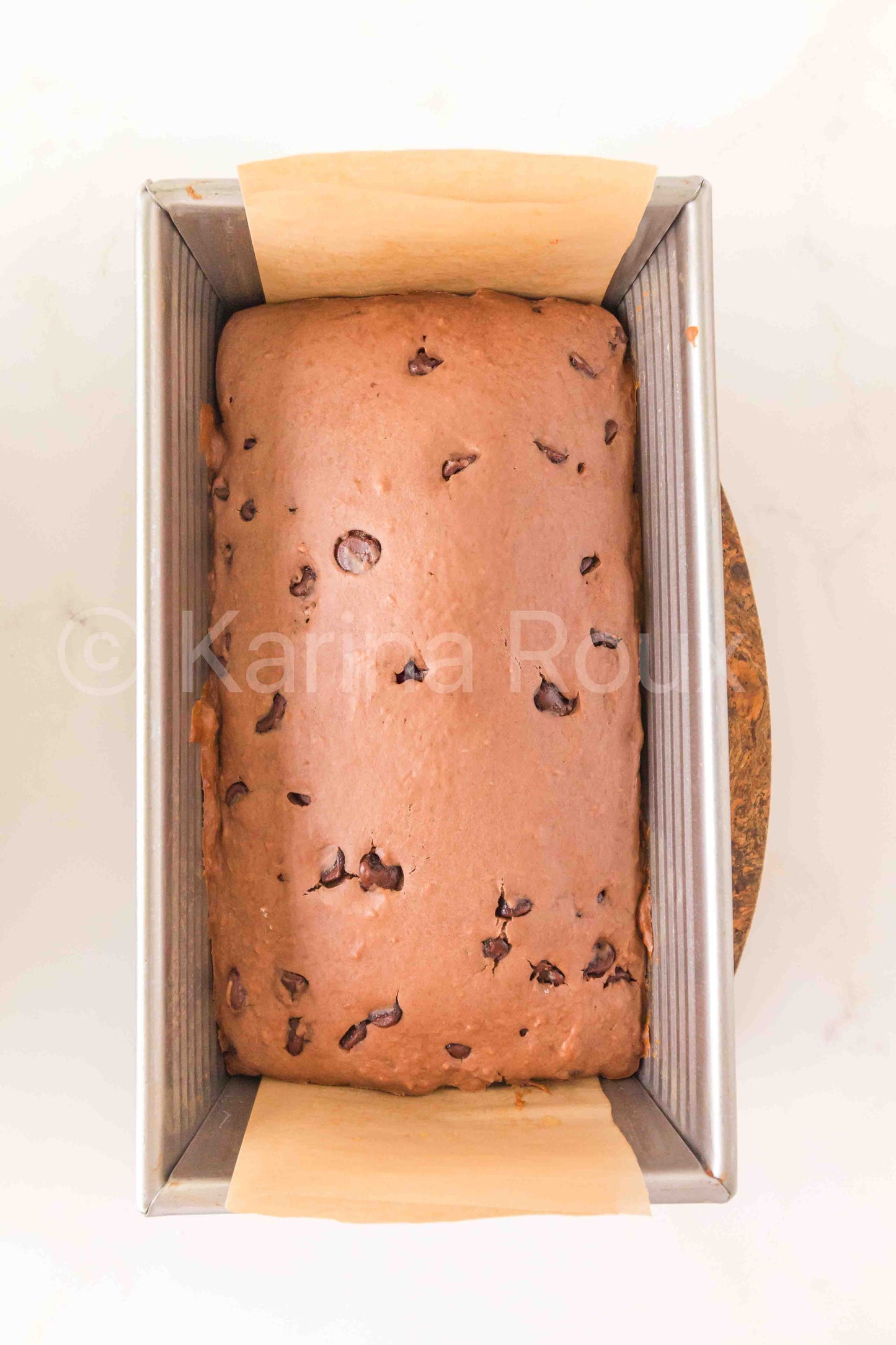 Chocolate Melted Ice Cream Bread