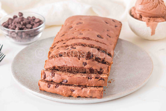 Chocolate Melted Ice Cream Bread