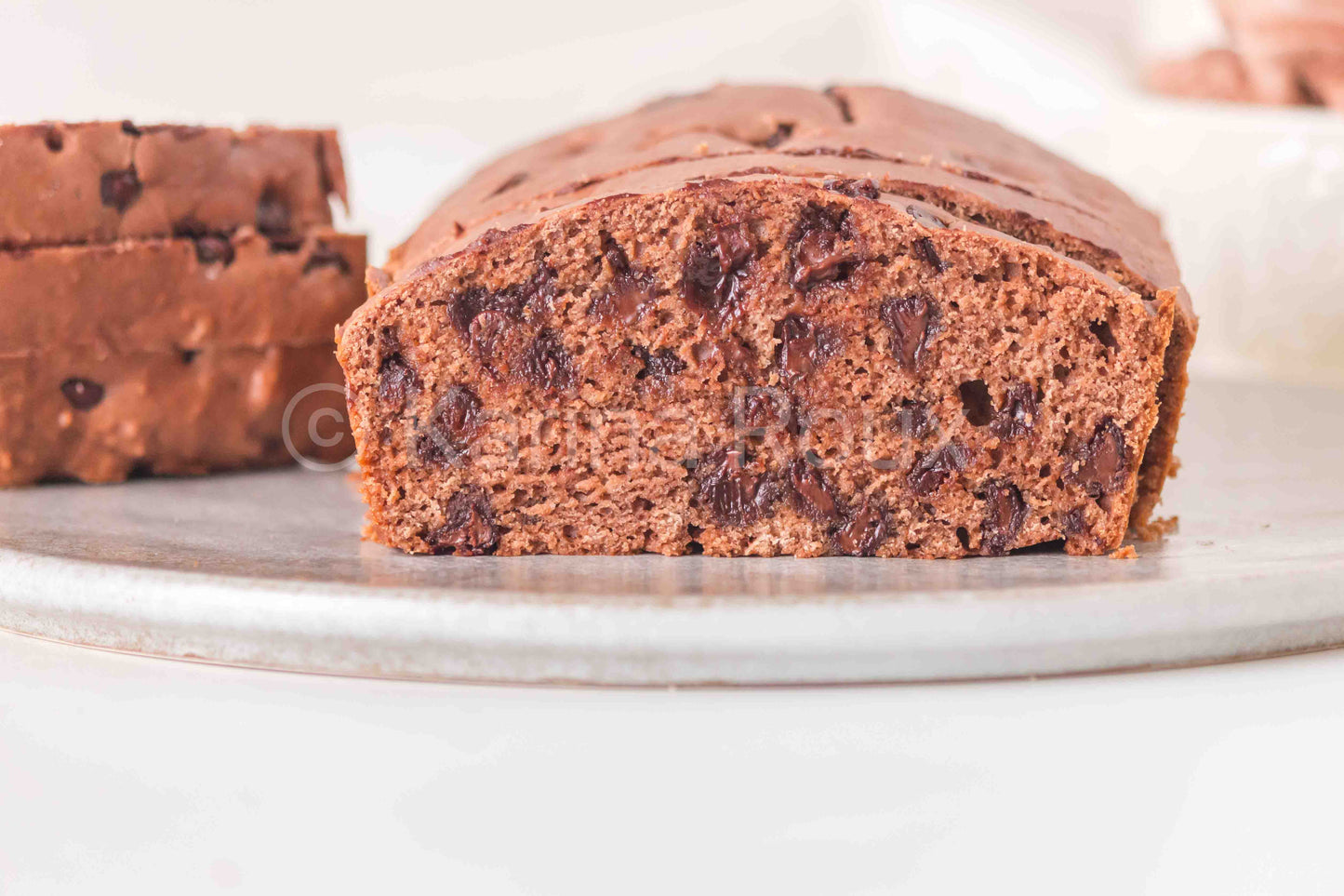 Chocolate Melted Ice Cream Bread