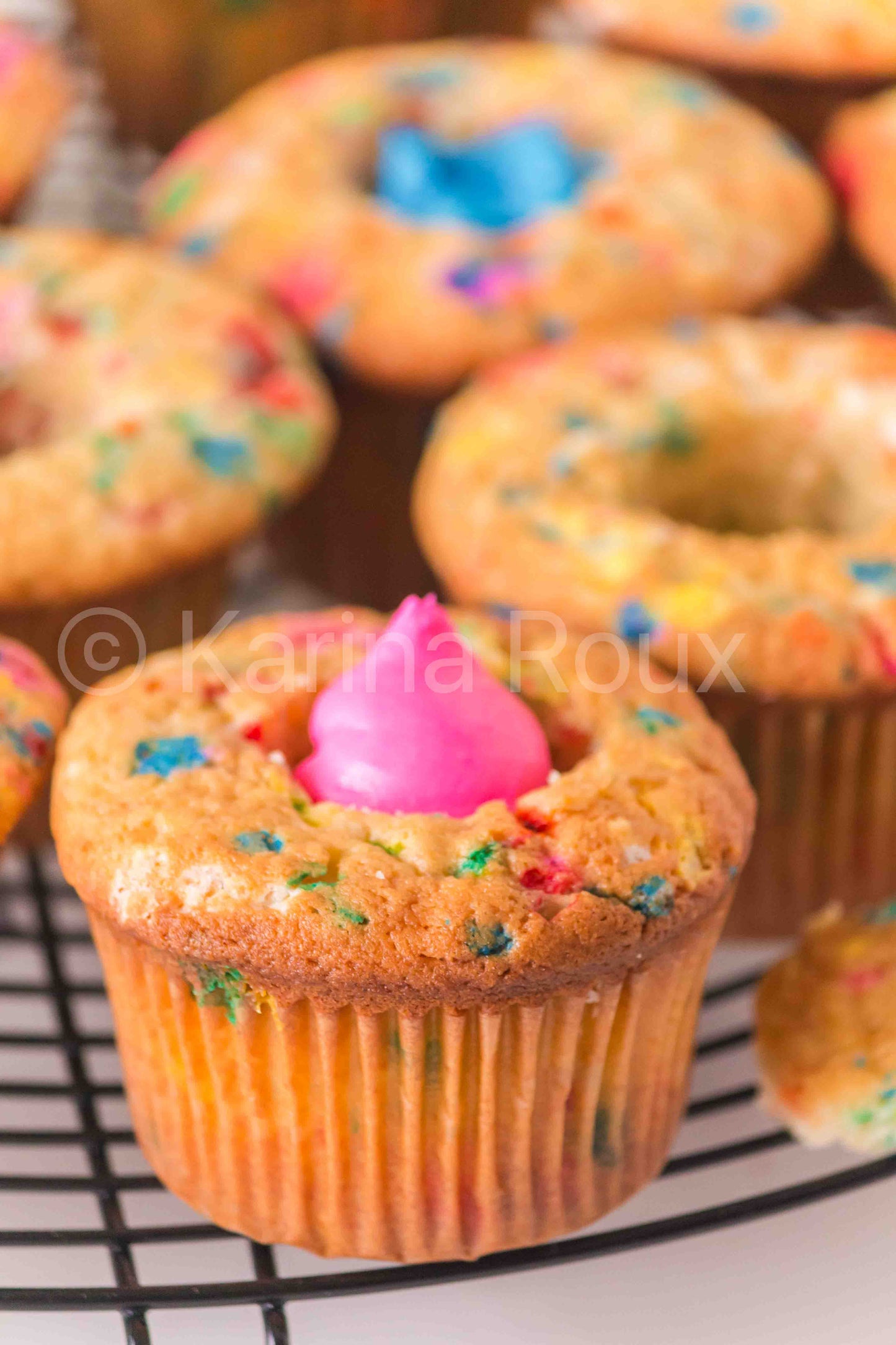 Gender Reveal Funfetti Cupcakes - ONLY 5 sets