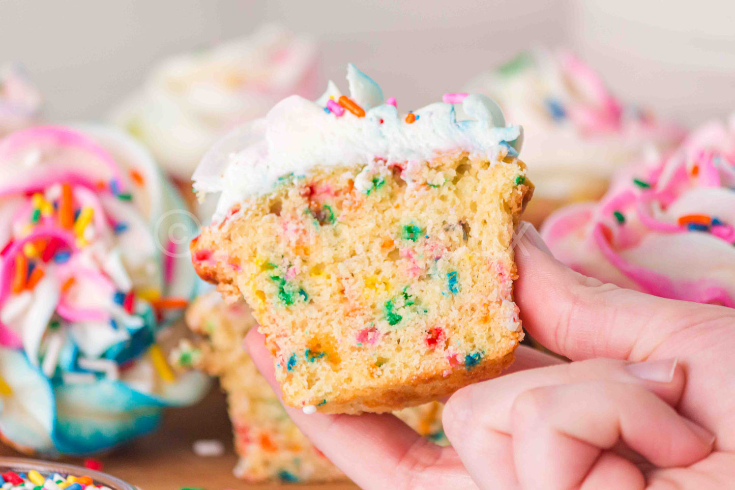 Gender Reveal Funfetti Cupcakes - ONLY 5 sets