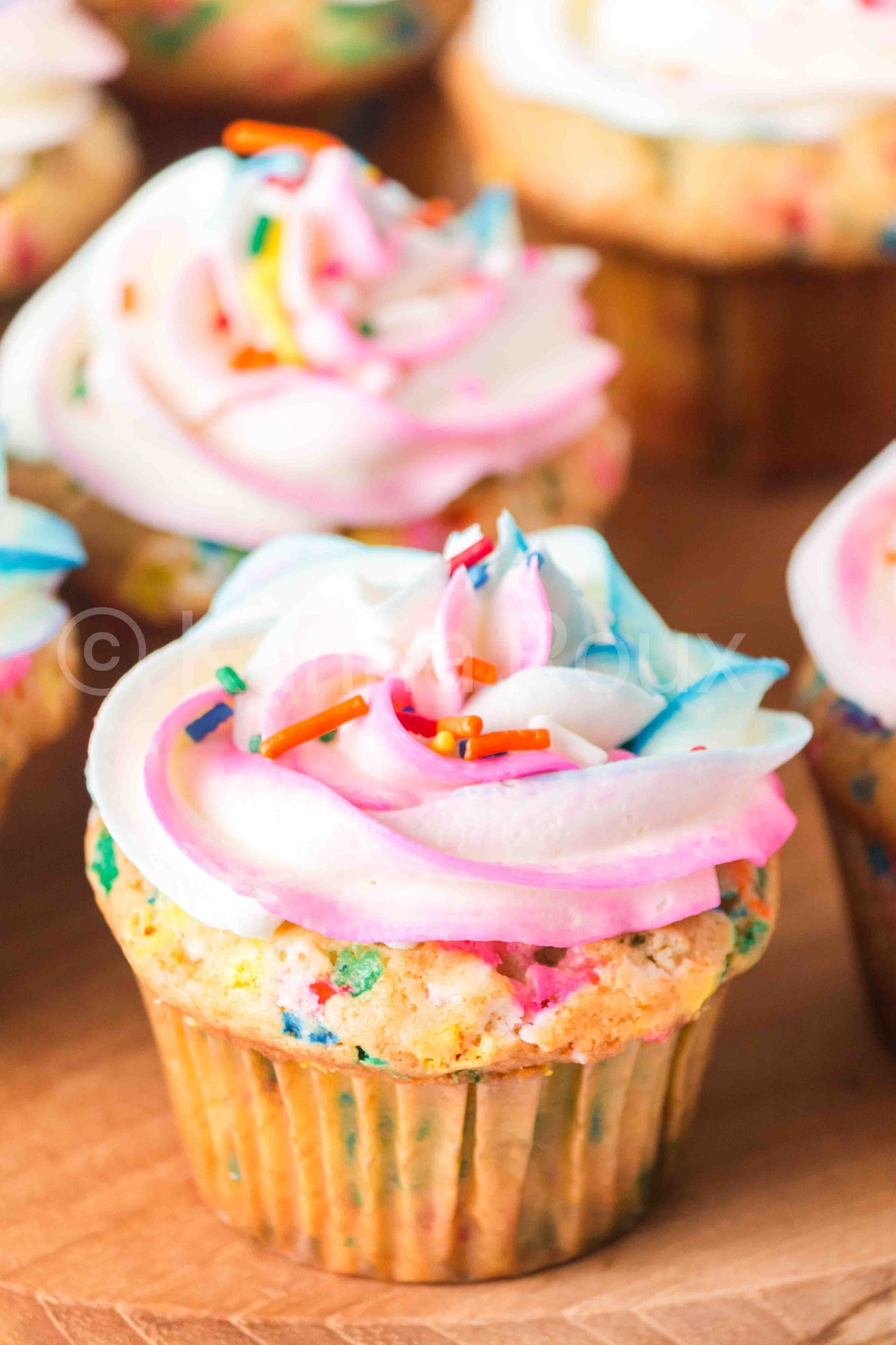 Gender Reveal Funfetti Cupcakes - ONLY 5 sets
