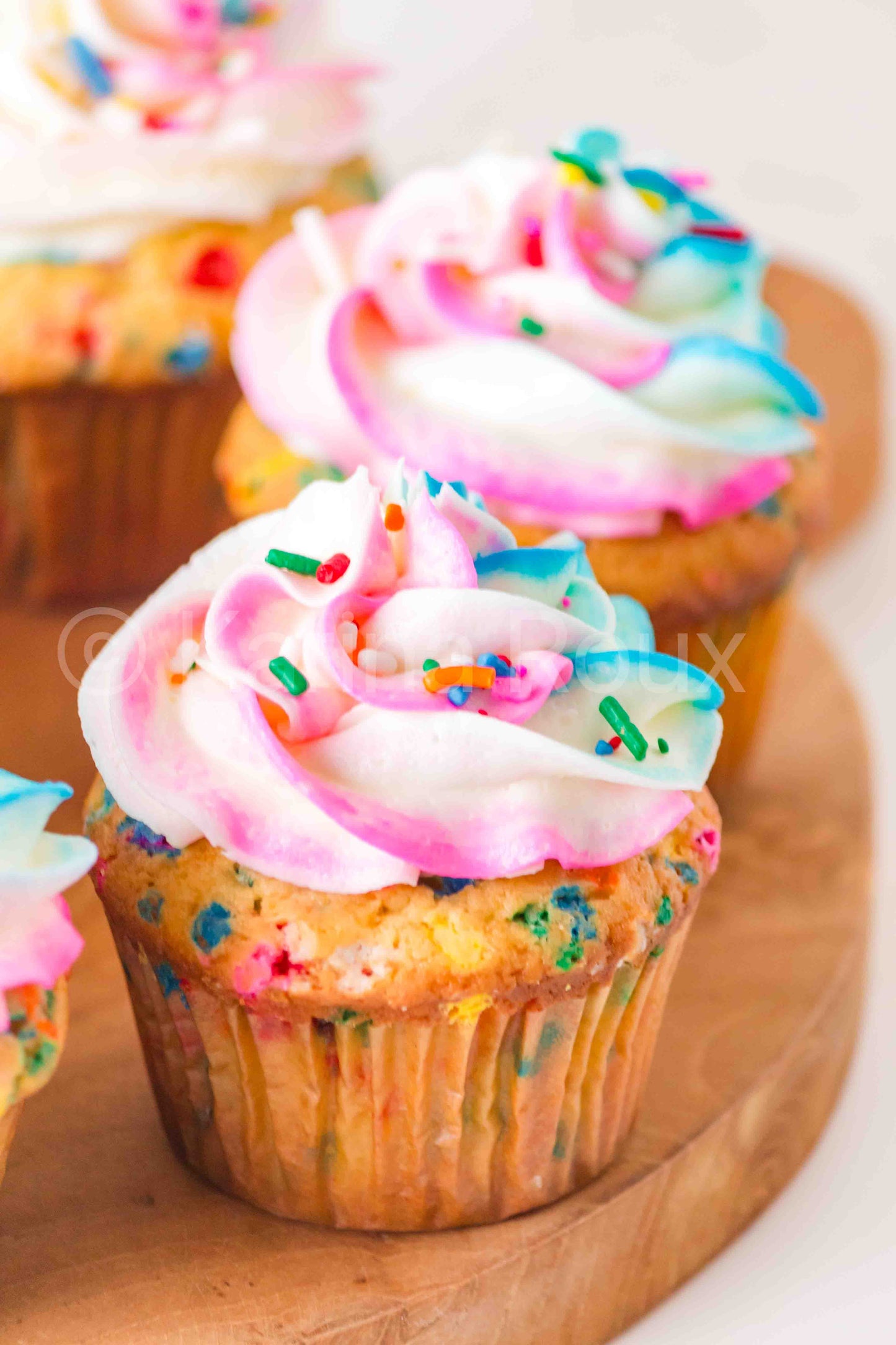 Gender Reveal Funfetti Cupcakes - ONLY 5 sets