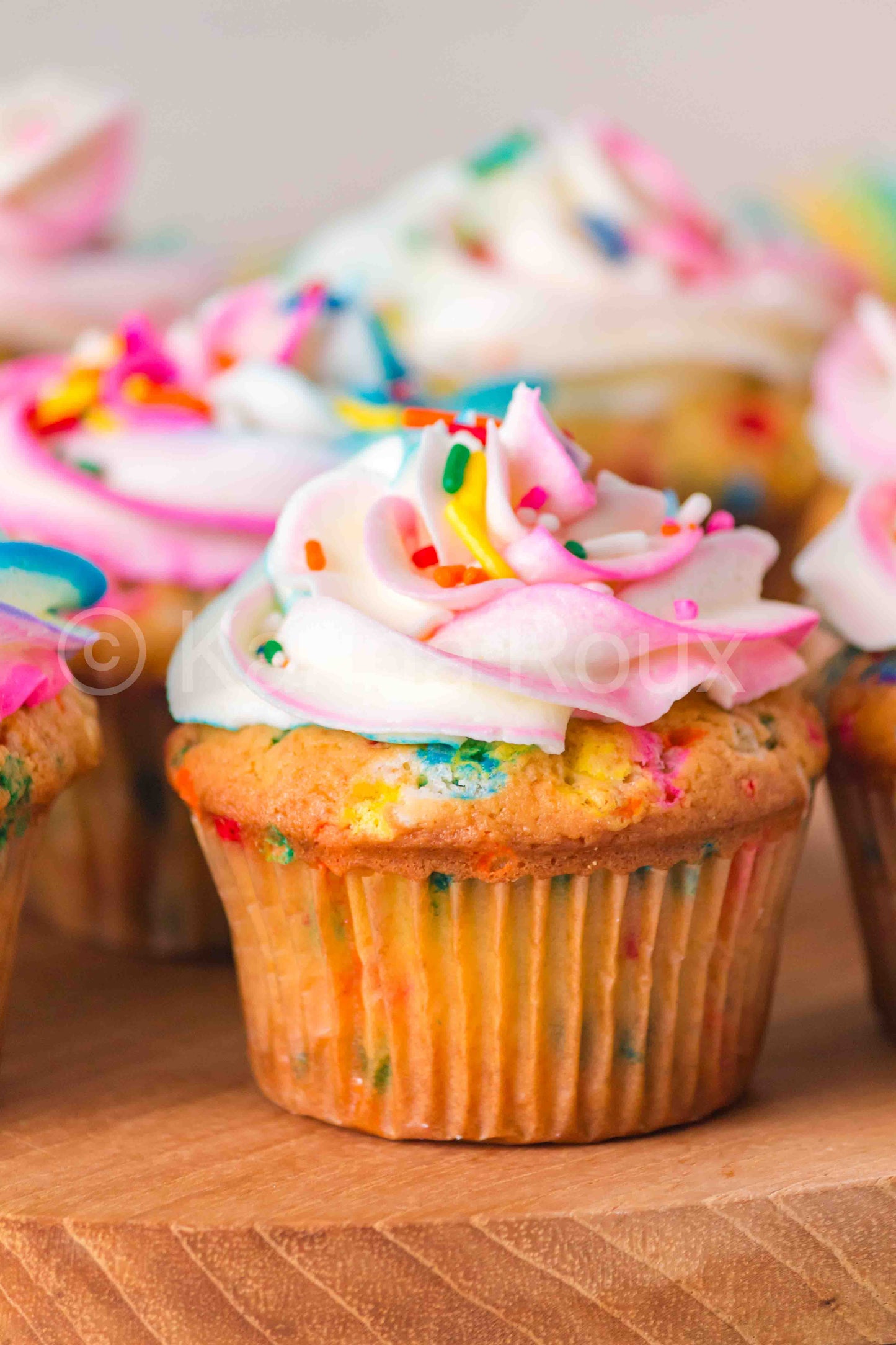 Gender Reveal Funfetti Cupcakes - ONLY 5 sets
