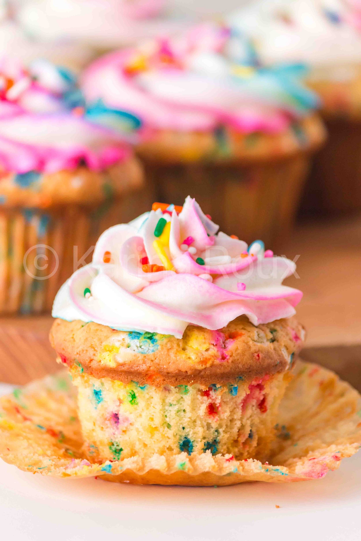 Gender Reveal Funfetti Cupcakes - ONLY 5 sets