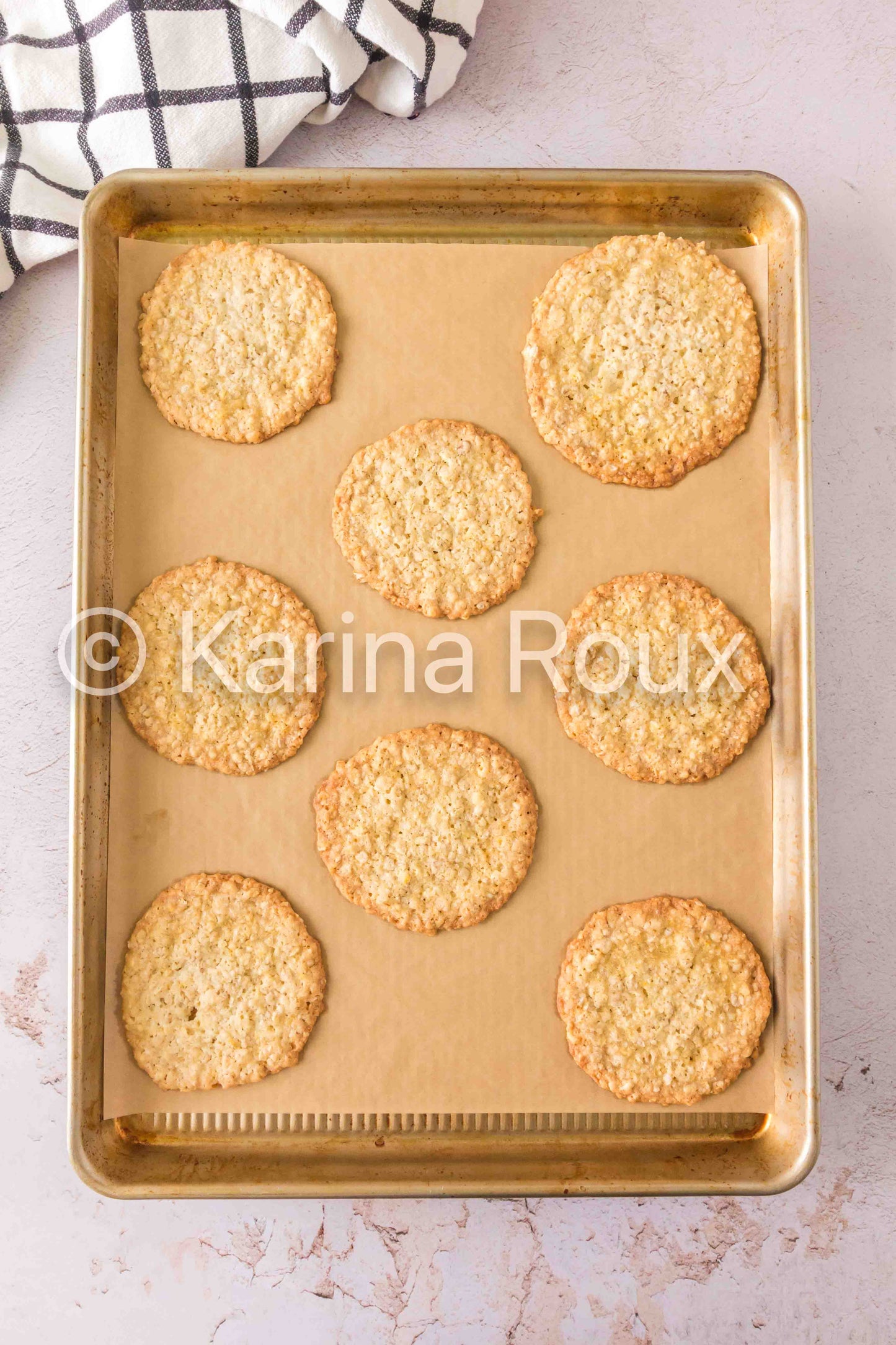 Lemon Oatmeal Cookies (5 sets)