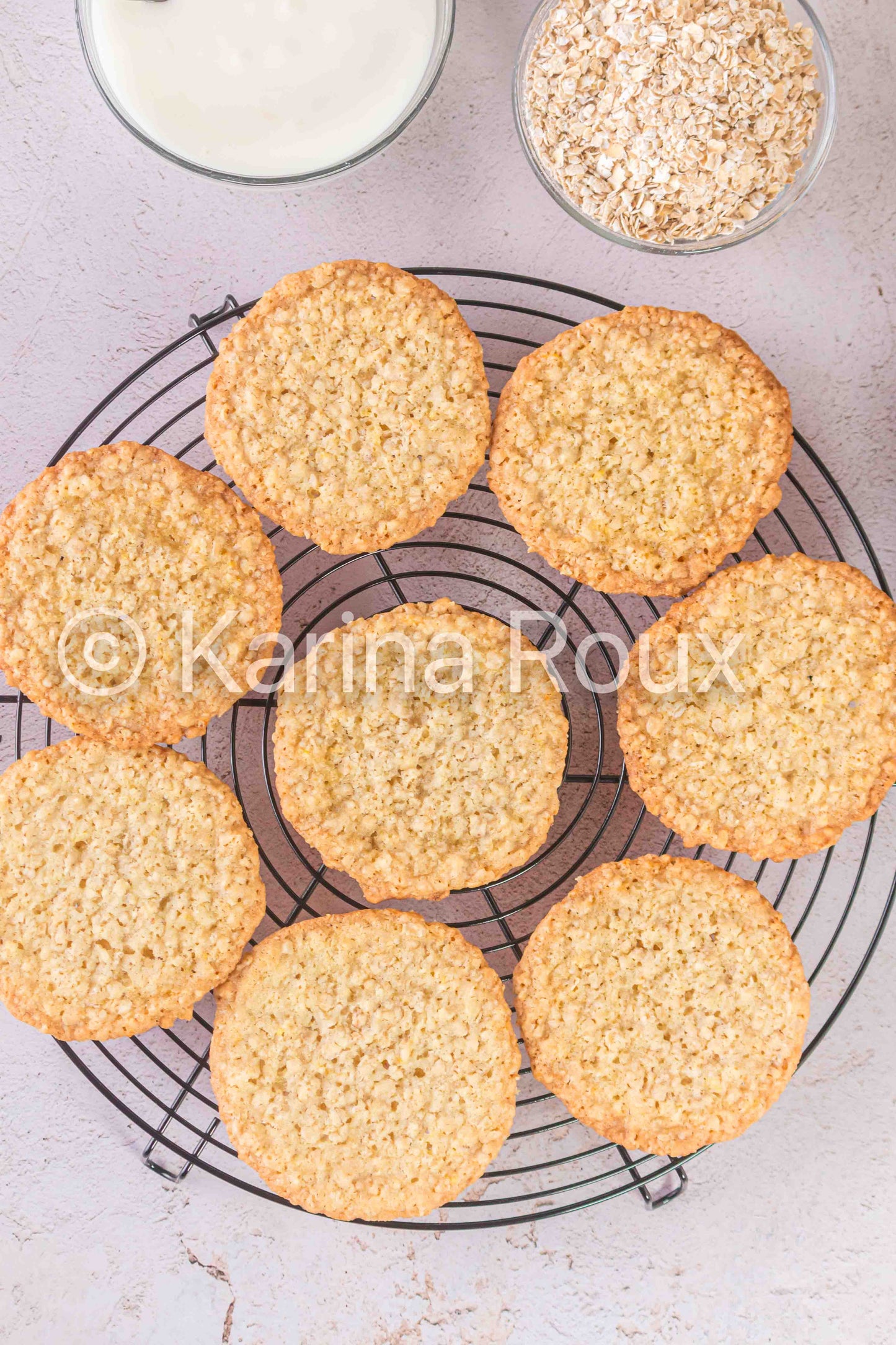 Lemon Oatmeal Cookies (5 sets)