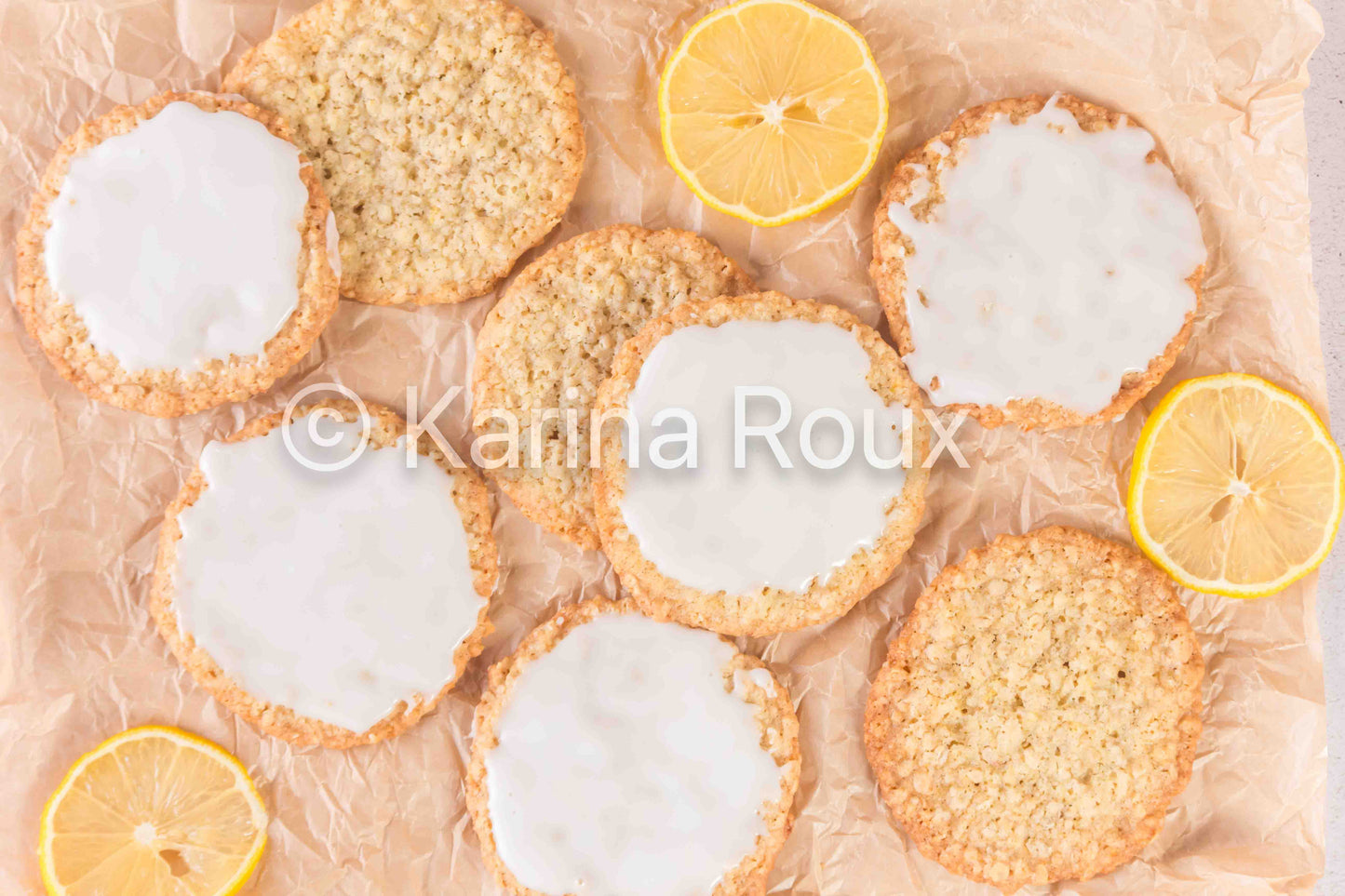Lemon Oatmeal Cookies (5 sets)