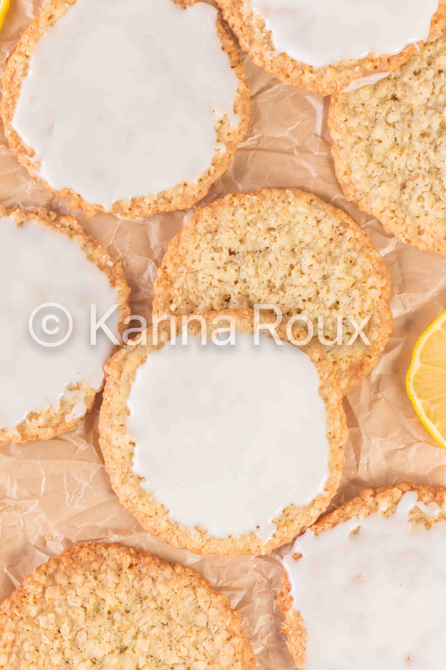 Lemon Oatmeal Cookies (5 sets)