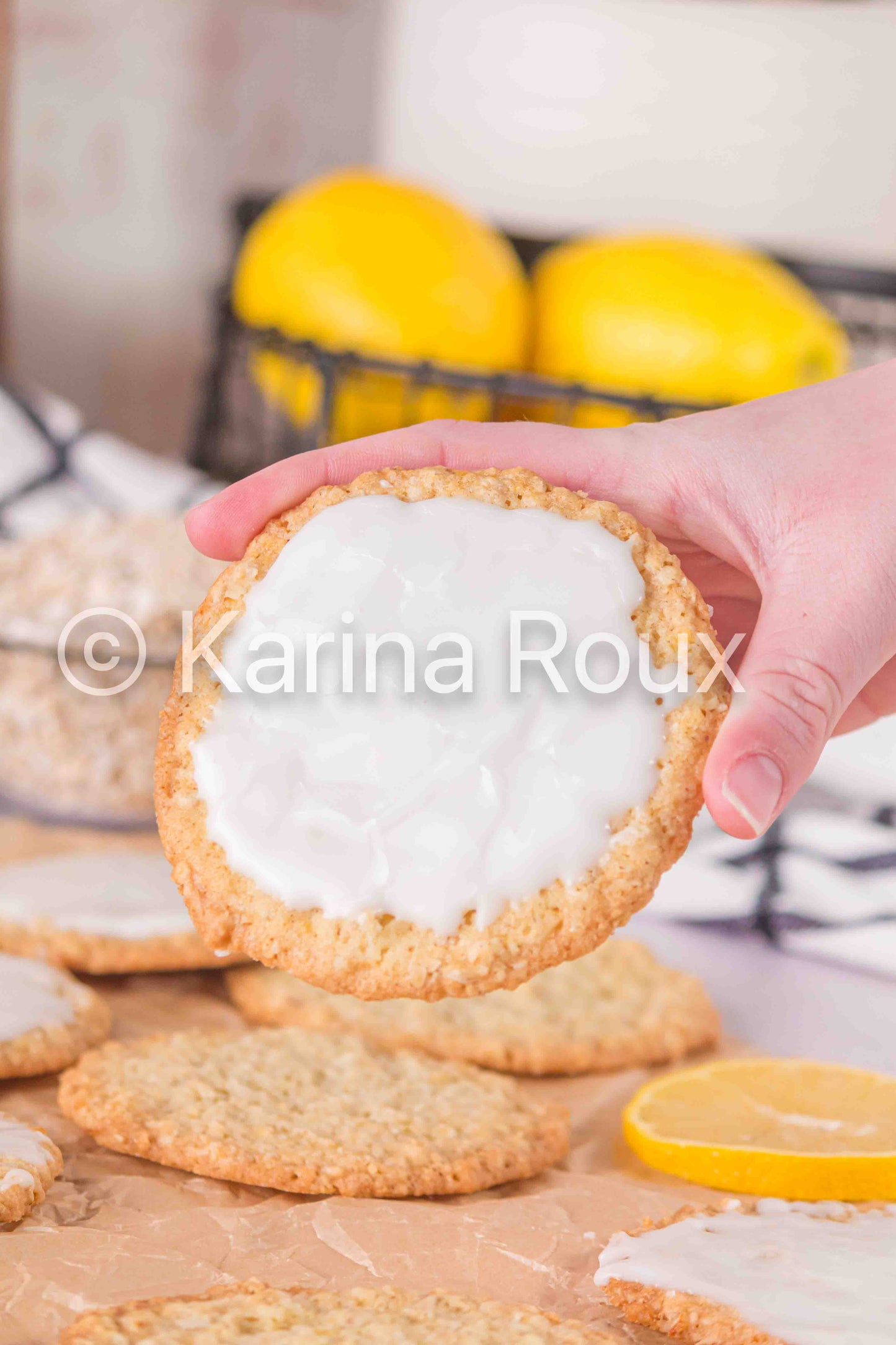 Lemon Oatmeal Cookies (5 sets)