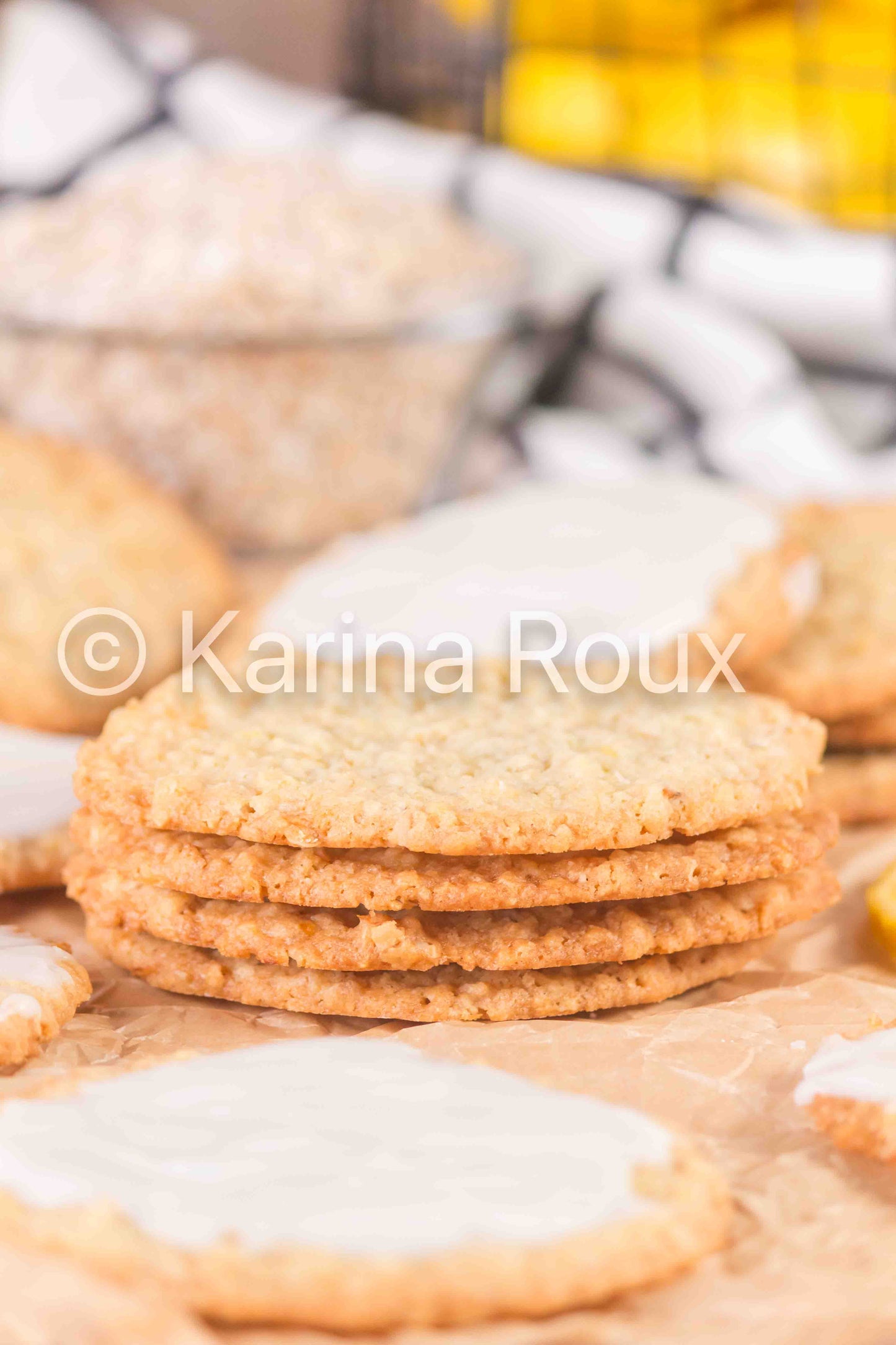 Lemon Oatmeal Cookies (5 sets)