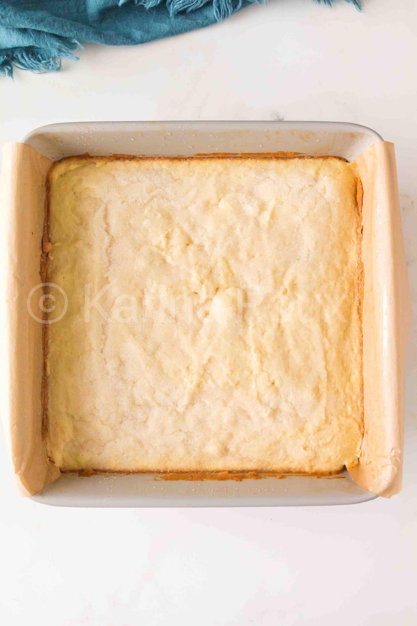 Lemon Sugar Cookie Bar