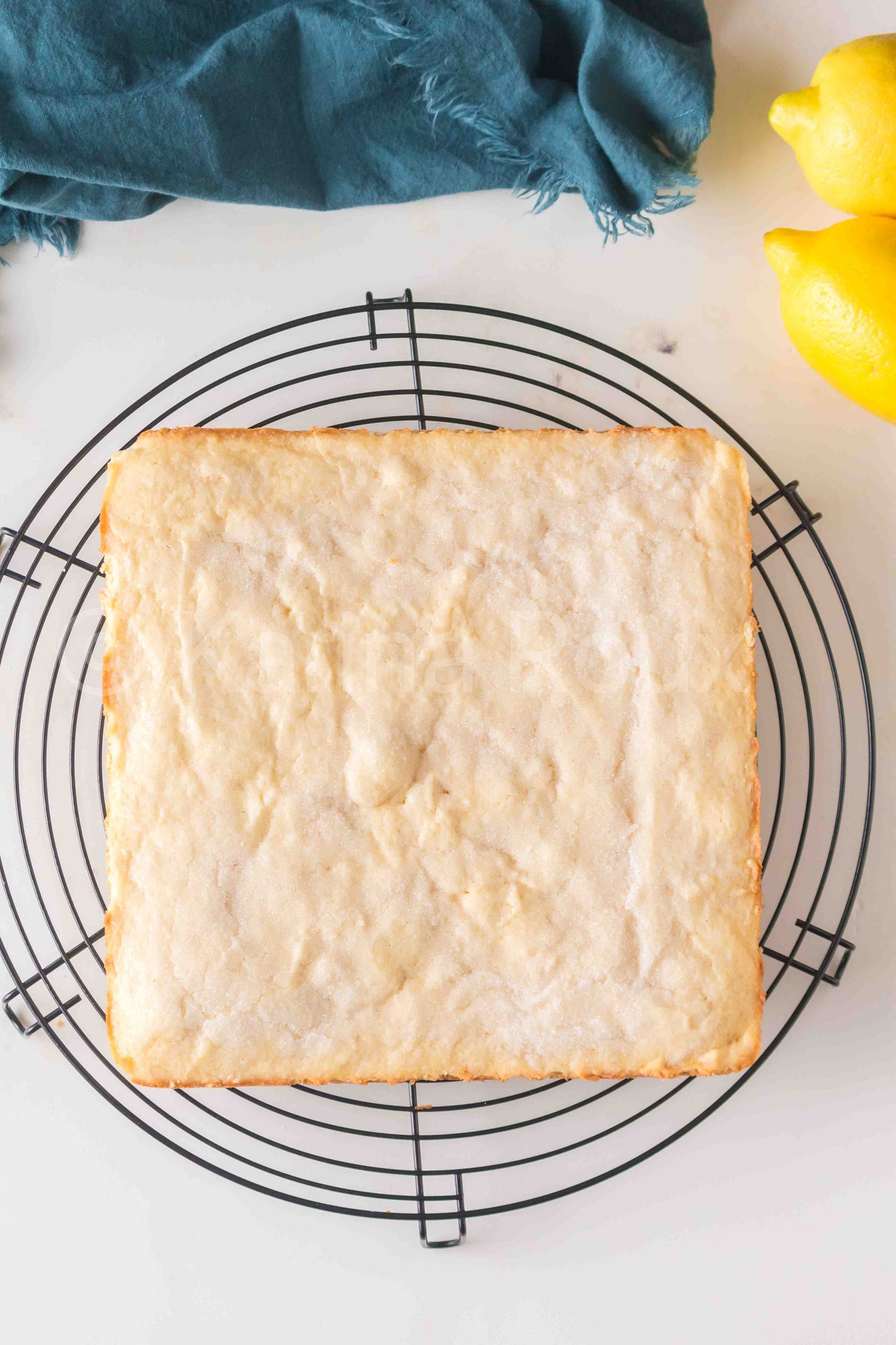 Lemon Sugar Cookie Bar