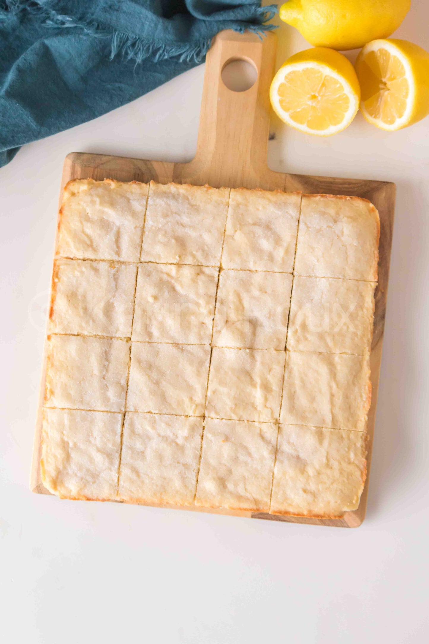 Lemon Sugar Cookie Bar