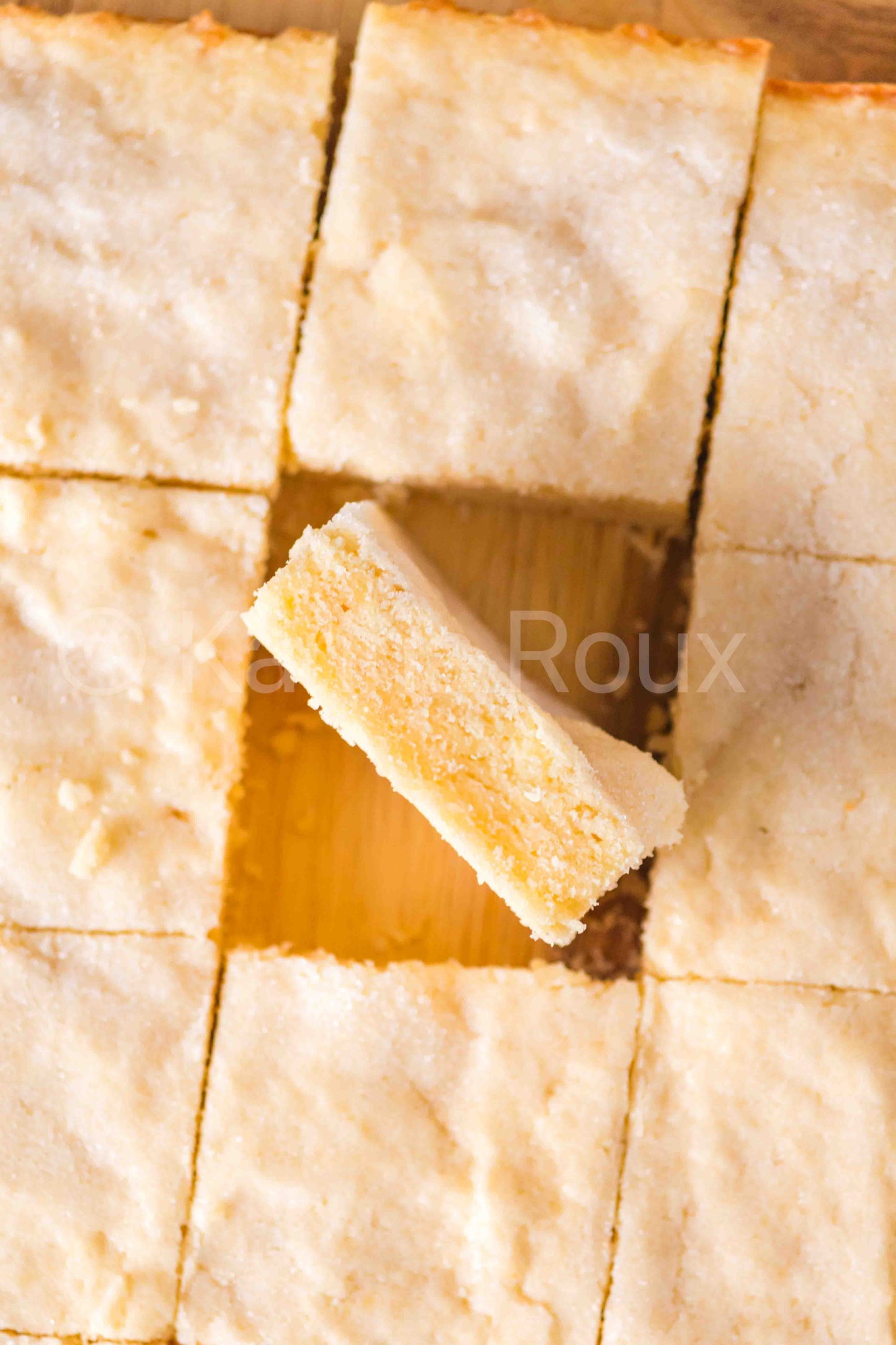 Lemon Sugar Cookie Bar