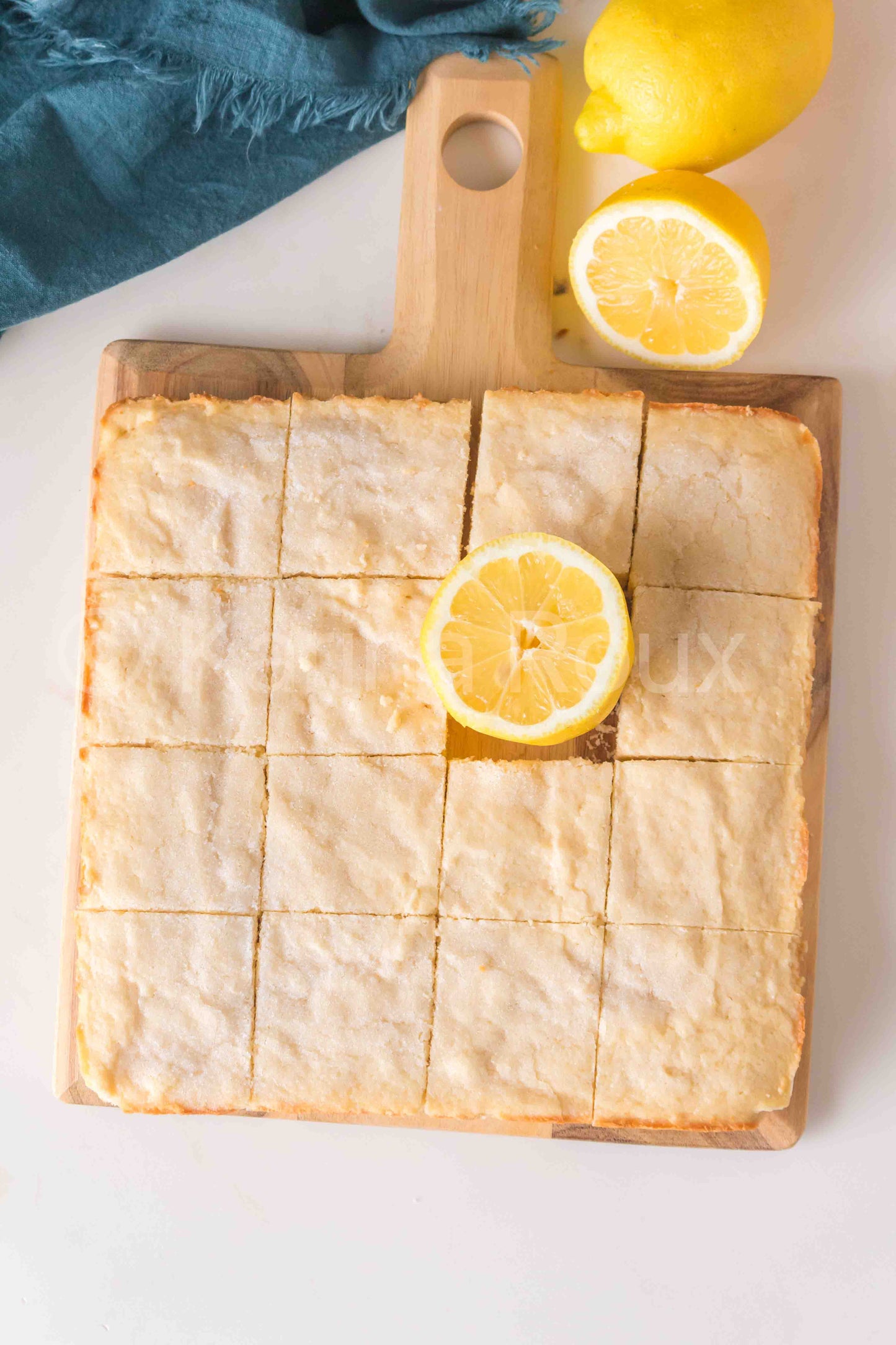 Lemon Sugar Cookie Bar