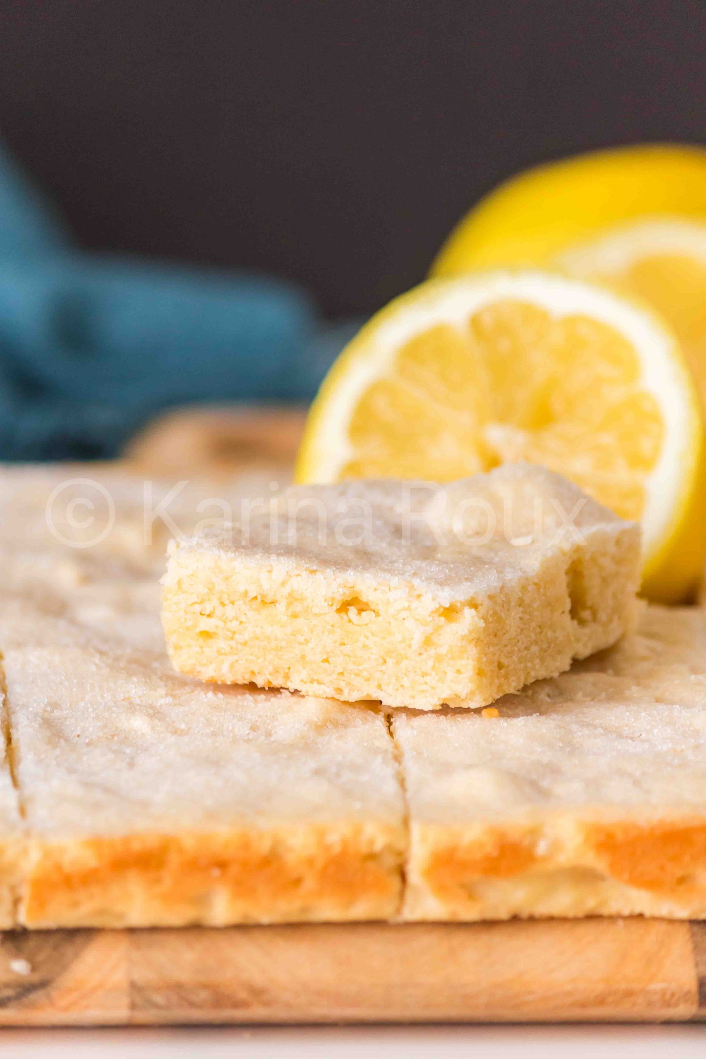 Lemon Sugar Cookie Bar