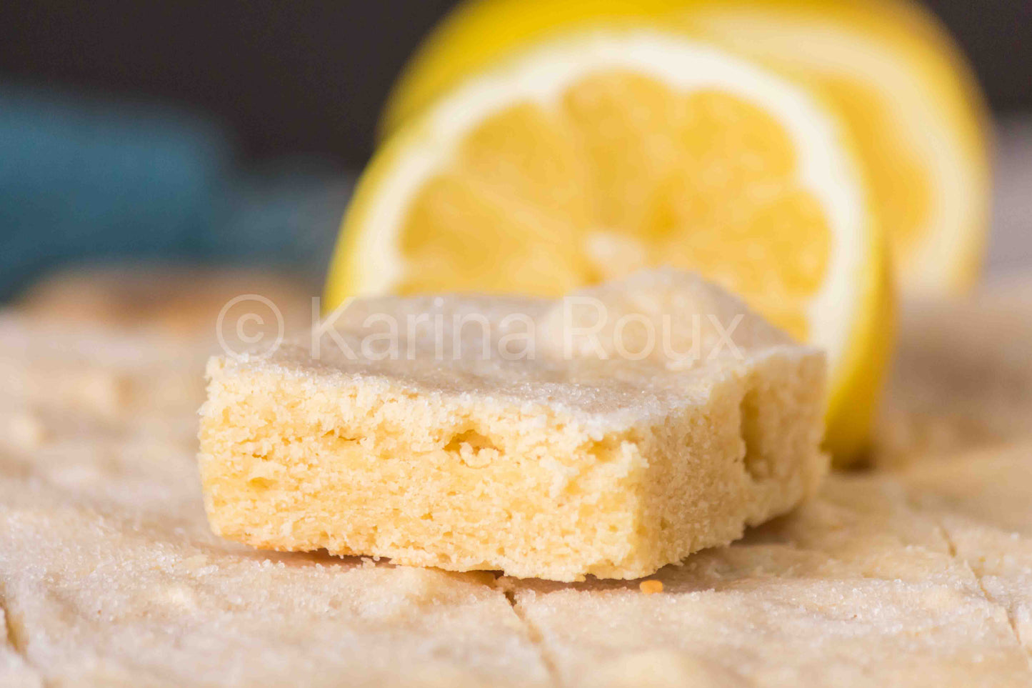 Lemon Sugar Cookie Bar