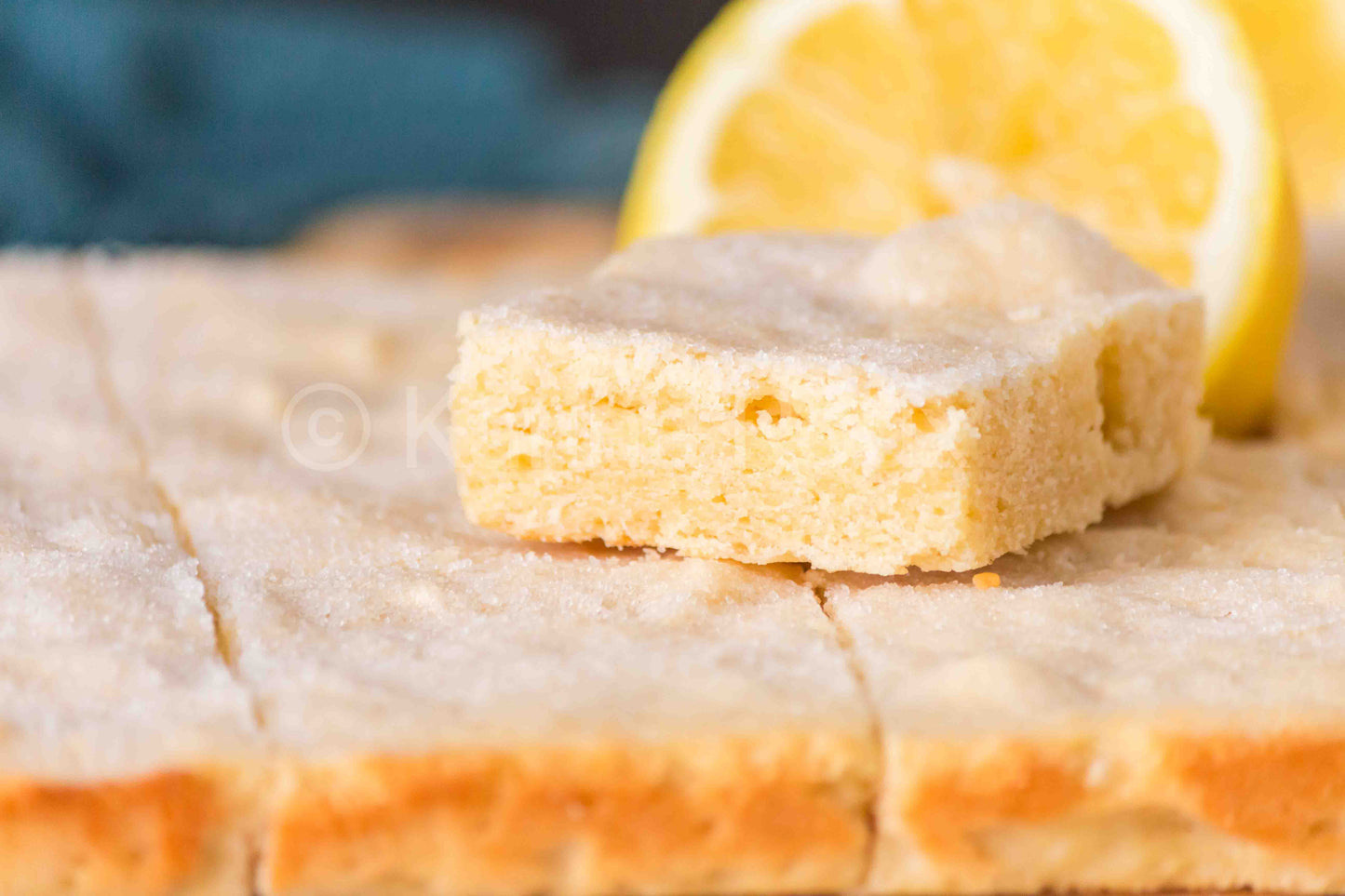 Lemon Sugar Cookie Bar