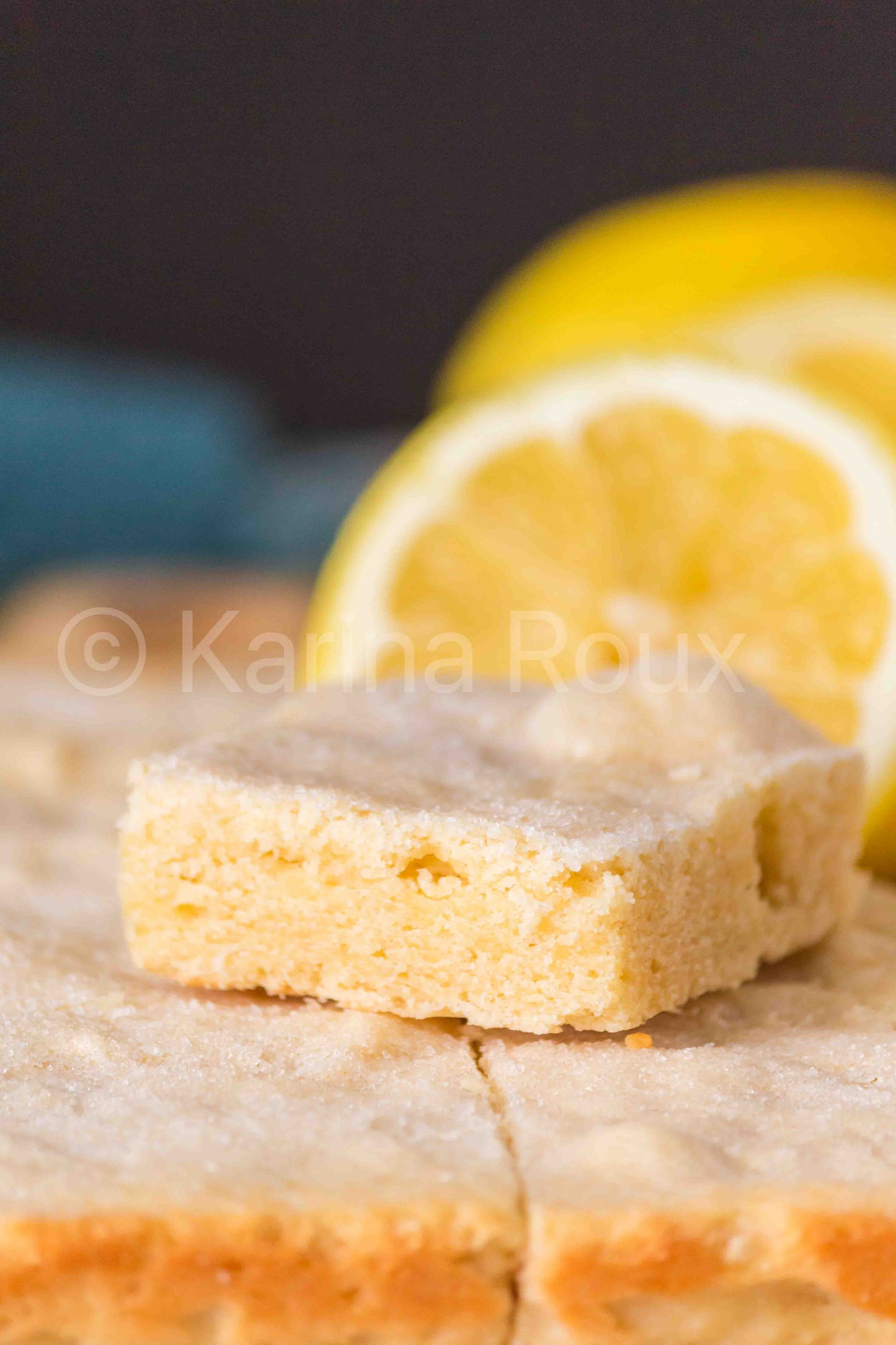 Lemon Sugar Cookie Bar