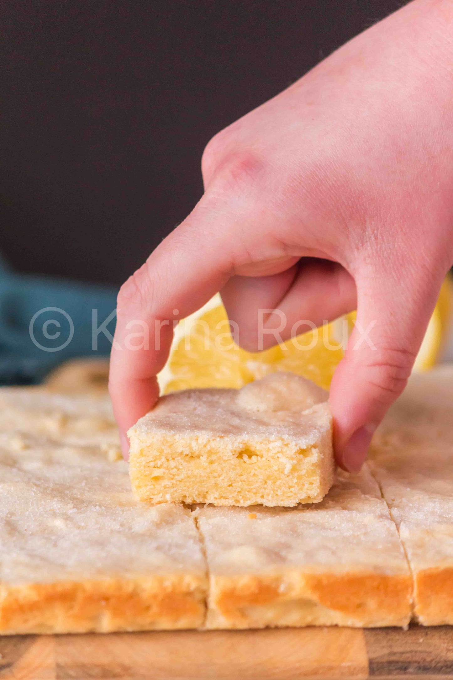 Lemon Sugar Cookie Bar