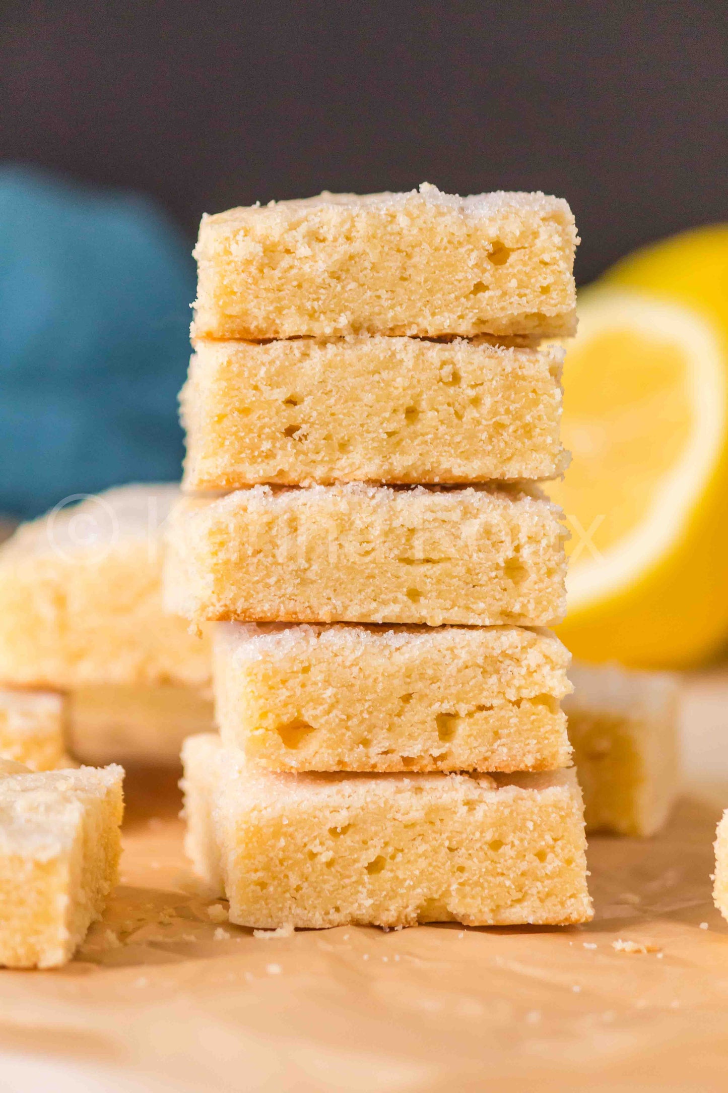 Lemon Sugar Cookie Bar