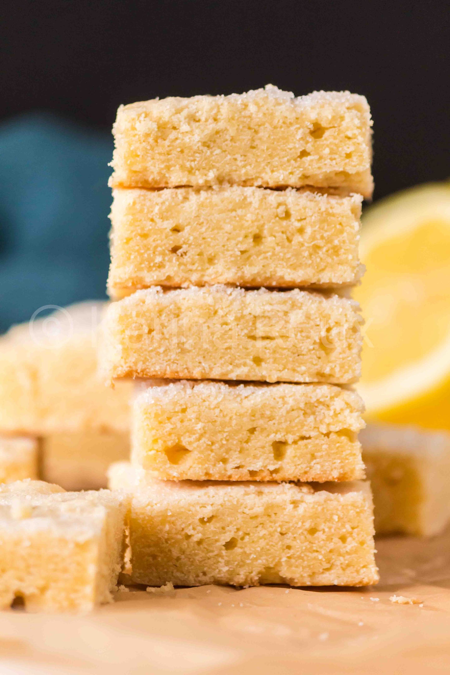 Lemon Sugar Cookie Bar