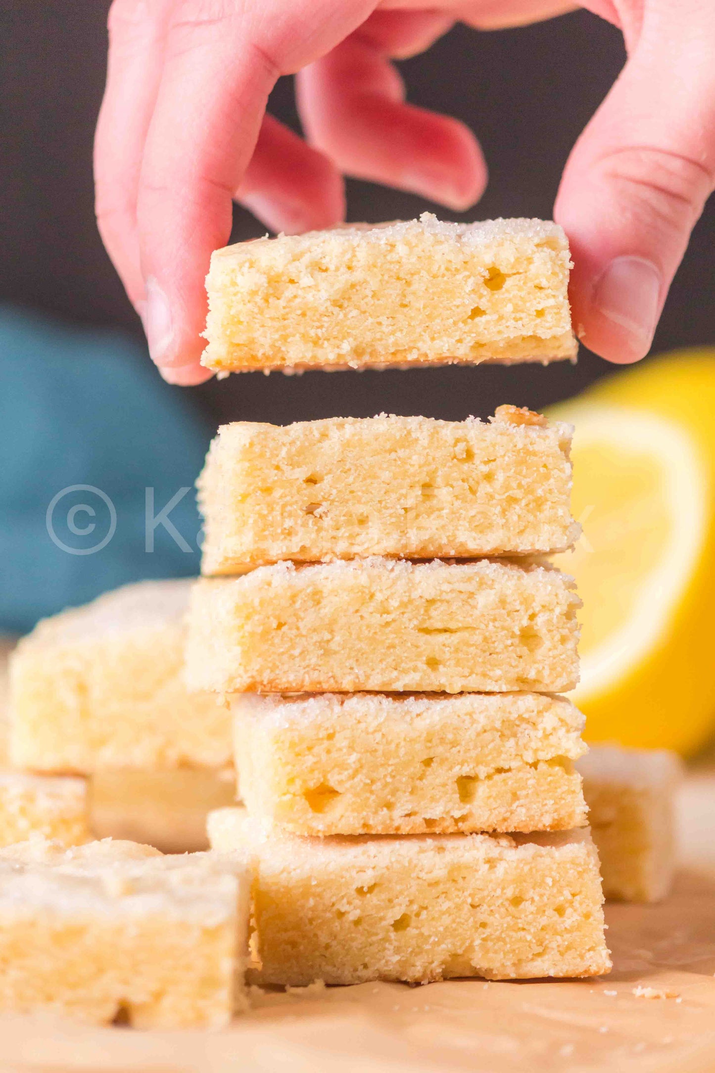 Lemon Sugar Cookie Bar