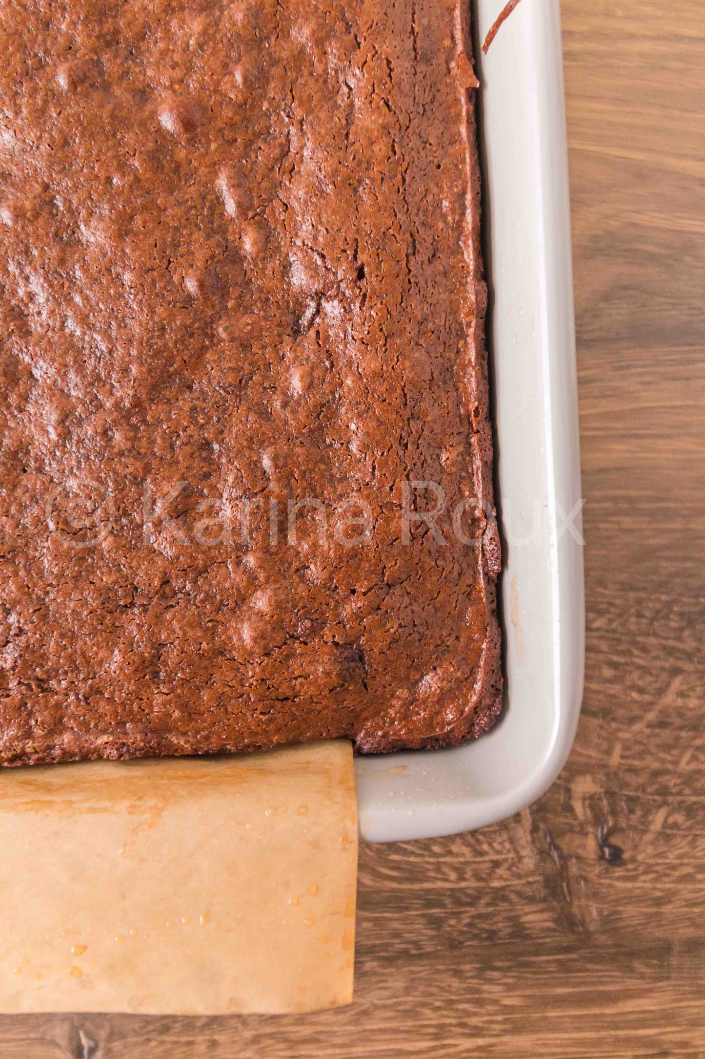 Melted Ice Cream Brownies