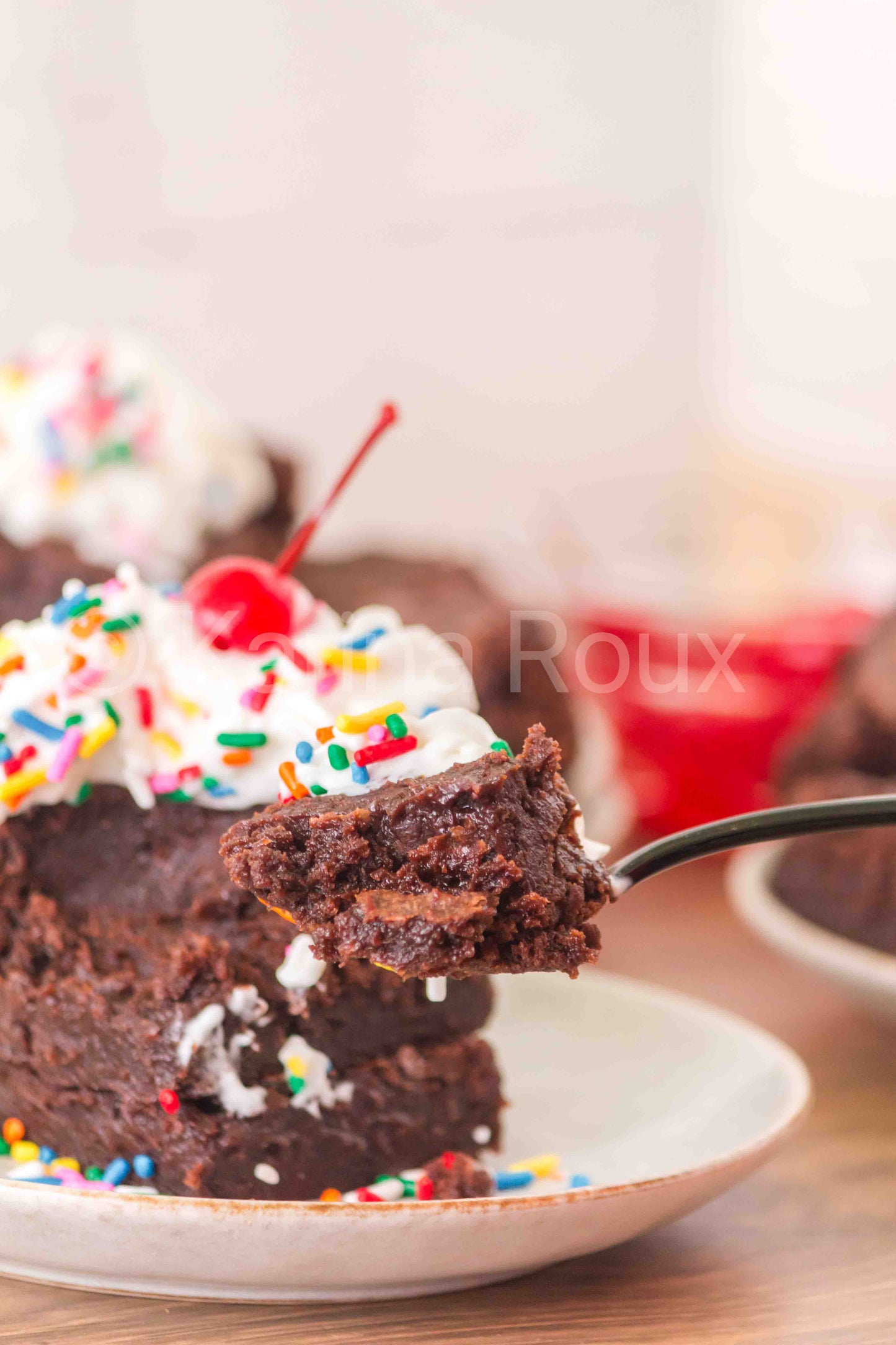 Melted Ice Cream Brownies