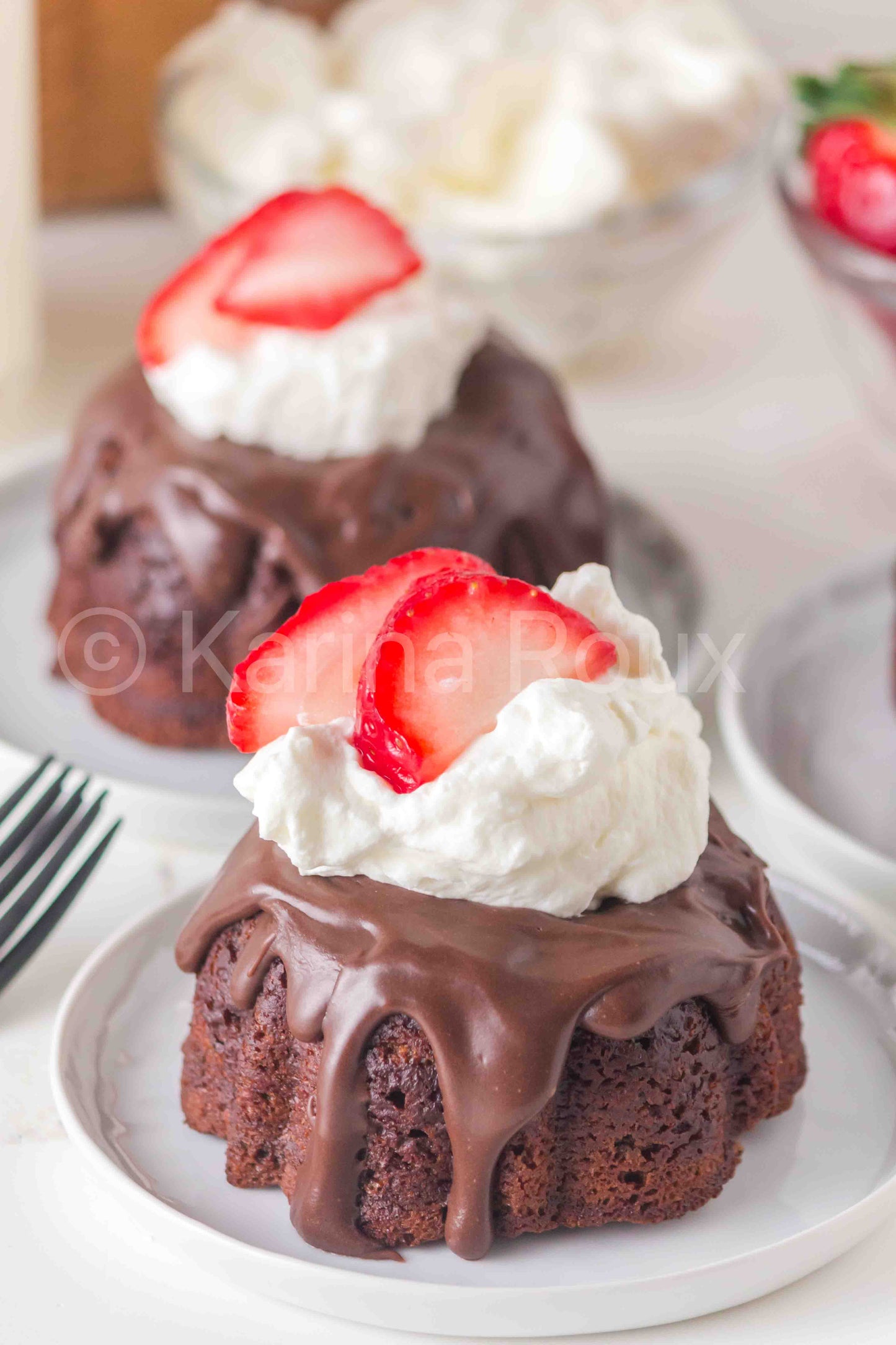Chocolate mini bundt cake - Only 4 SETS