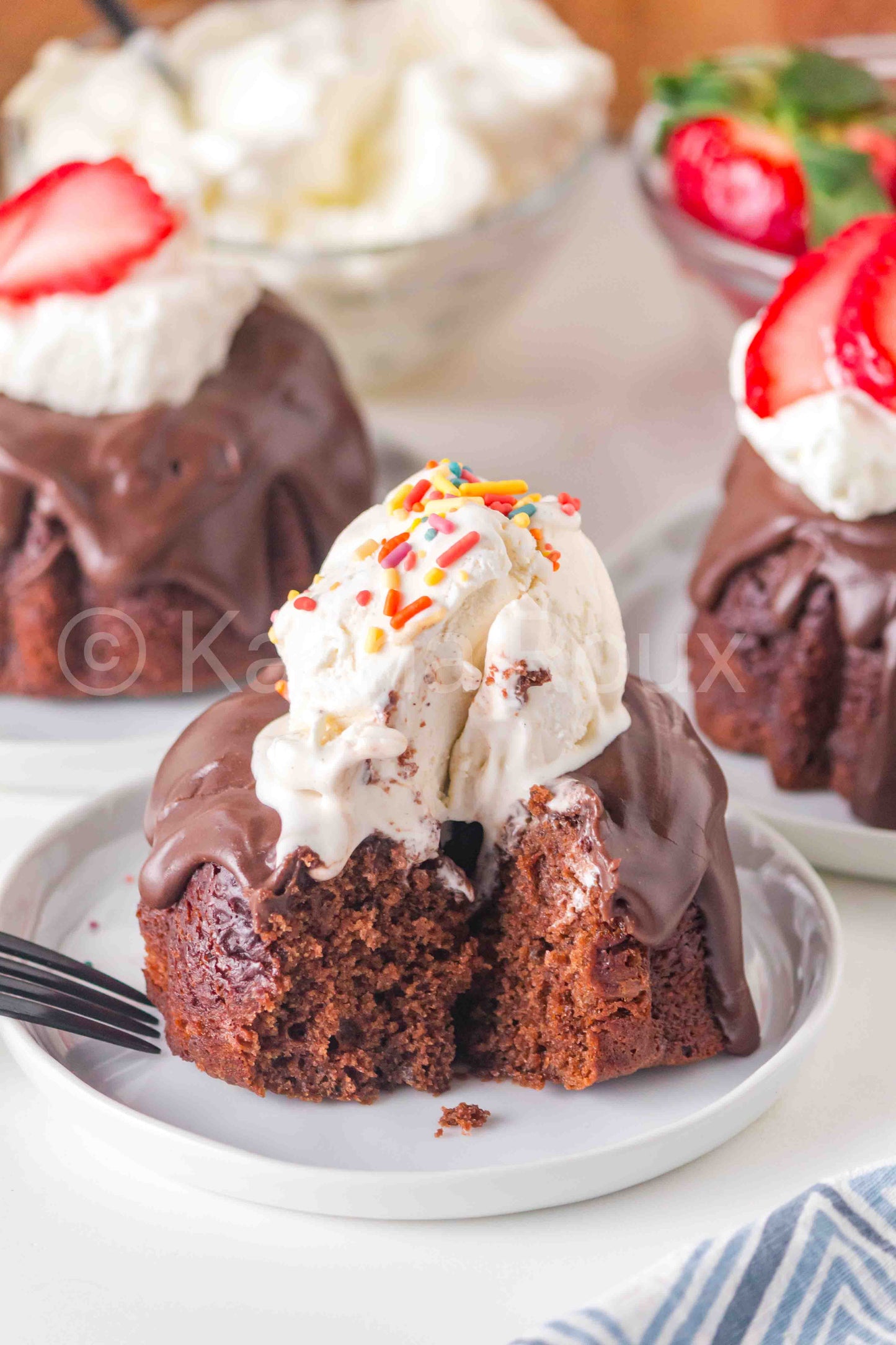 Chocolate mini bundt cake - Only 4 SETS