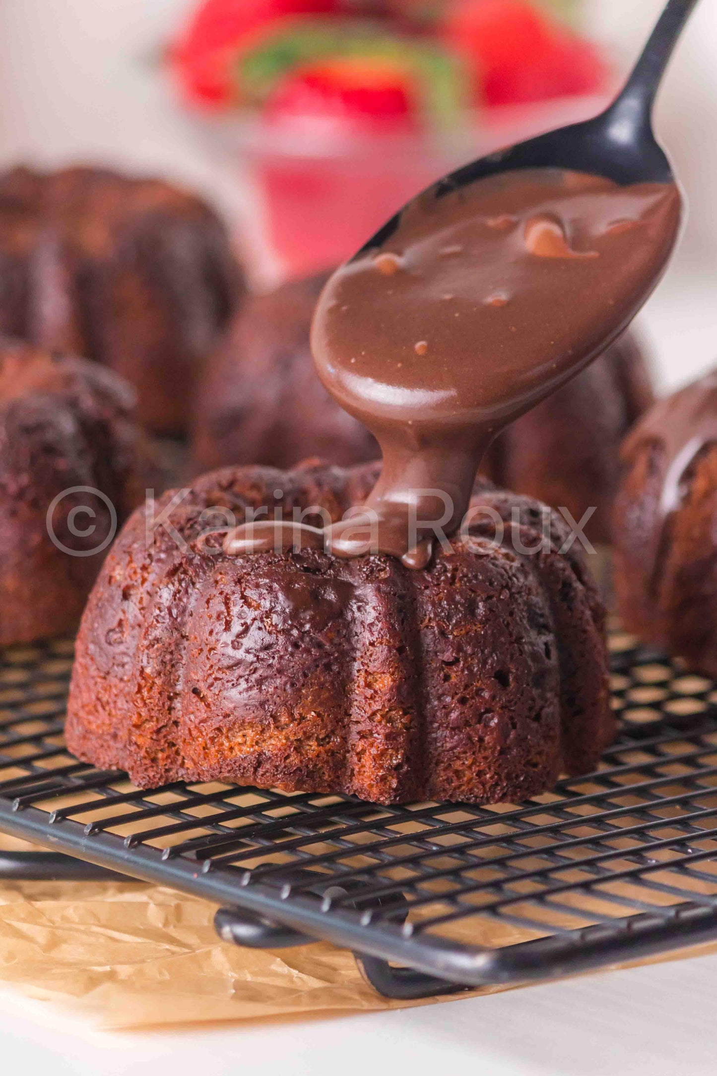 Chocolate mini bundt cake - Only 4 SETS