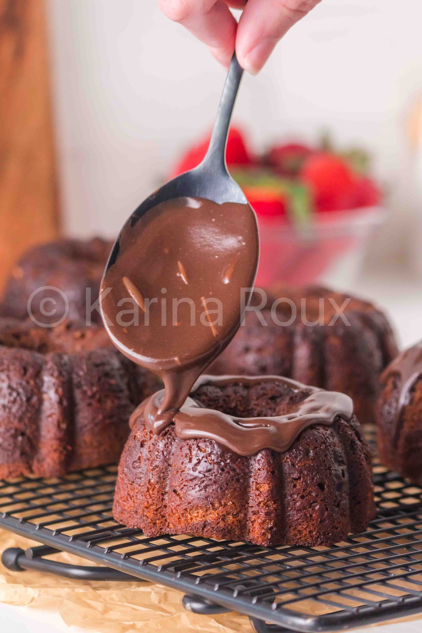 Chocolate mini bundt cake - Only 4 SETS